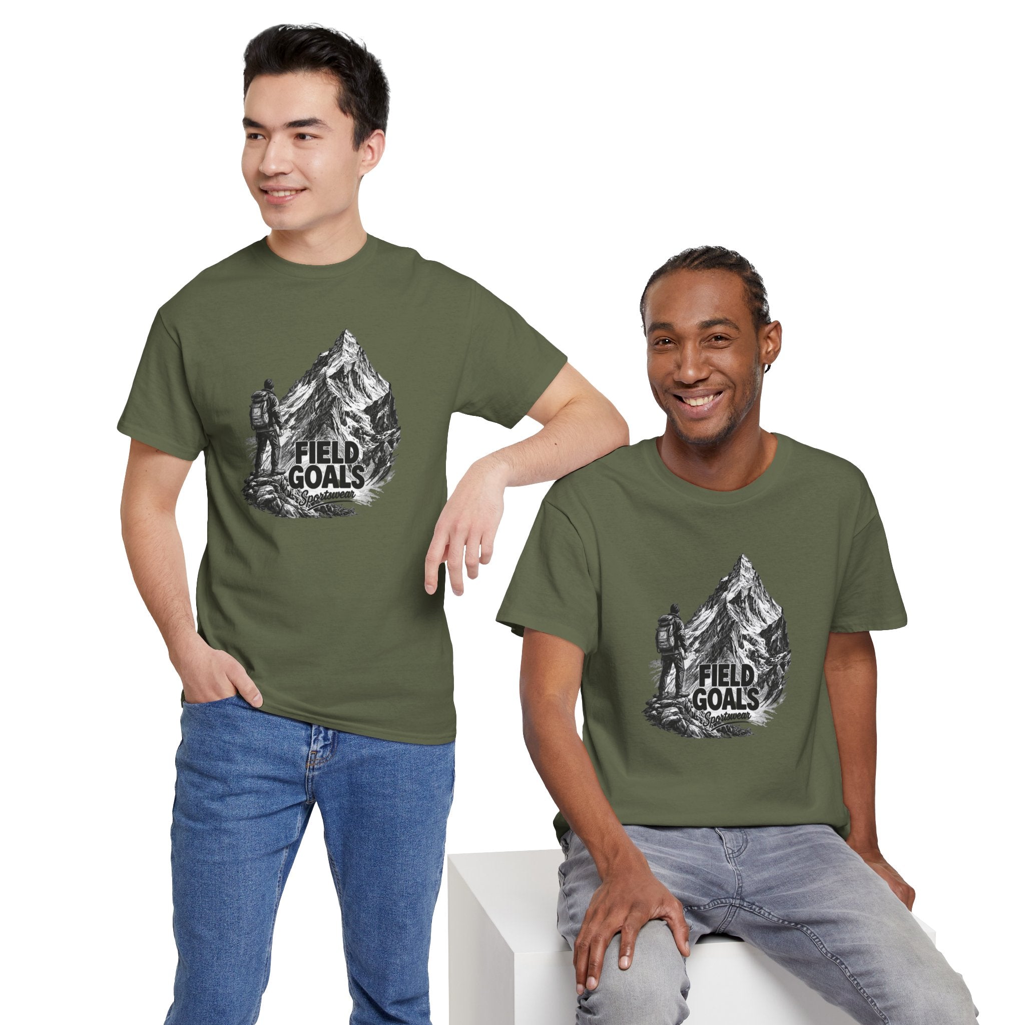 Field Goals Mountain Hiking Tee — Adventure Graphic T-Shirt
