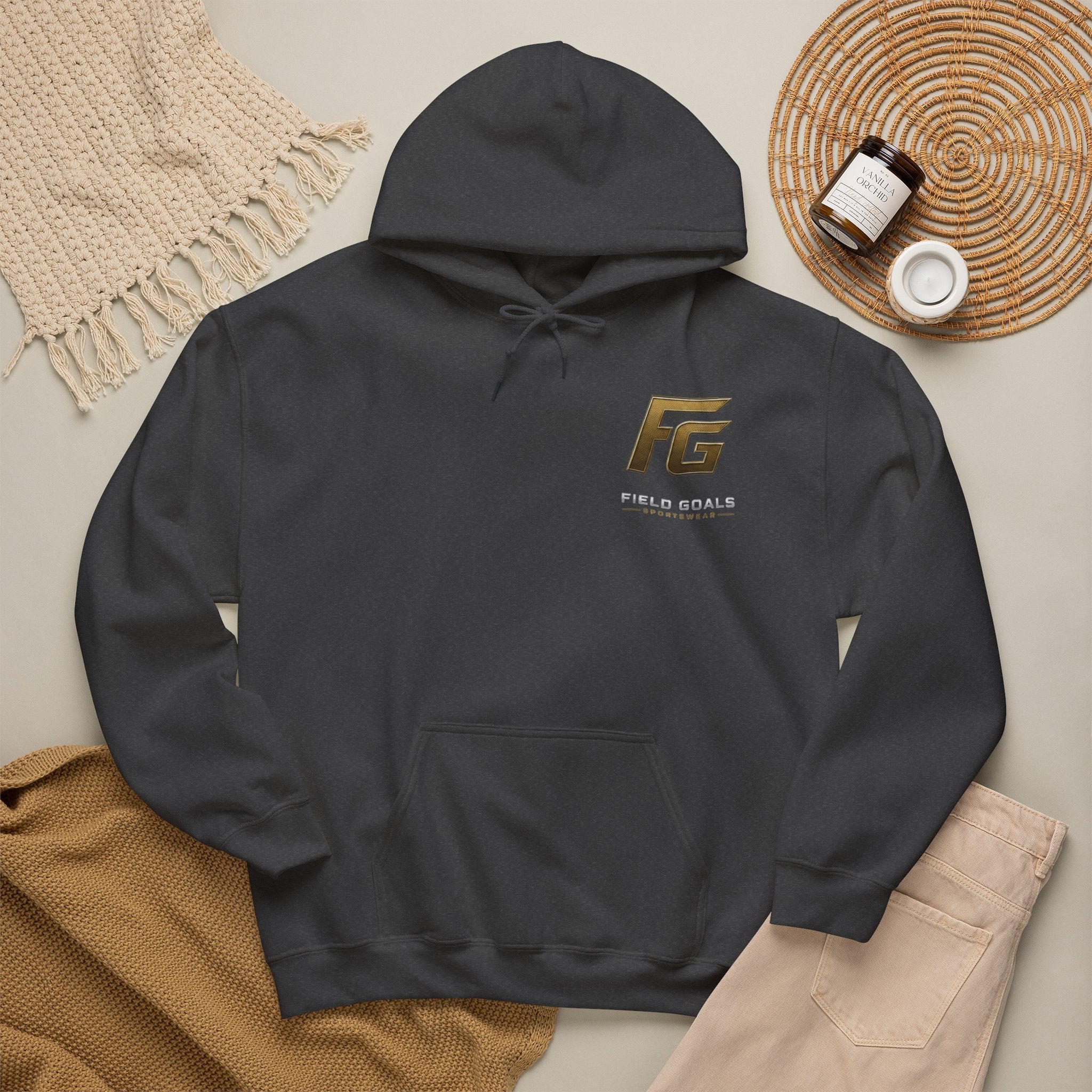 Field Goals Sportswear Pullover Hoodie — "Wear the Goal. Live the Goal. Achieve the Goal." Motivational
