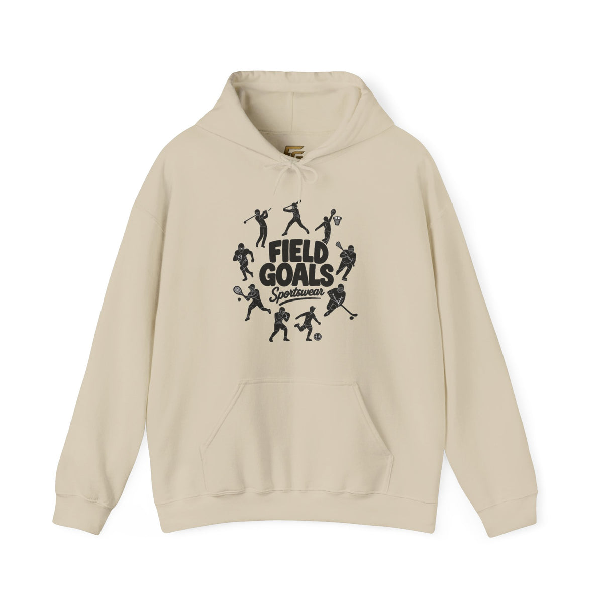 Field Goals Hoodie — Graphic Players White Pullover