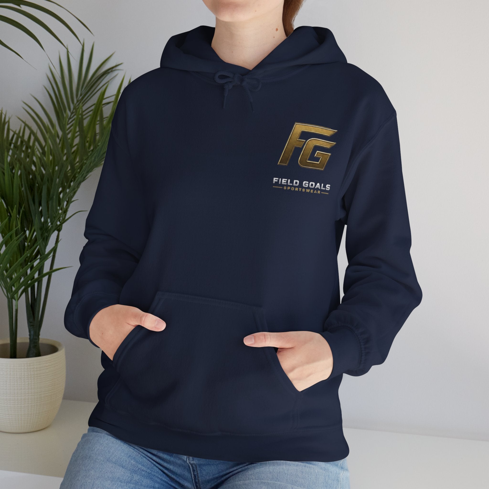 Field Goals Sportswear Pullover Hoodie — "Wear the Goal. Live the Goal. Achieve the Goal." Motivational
