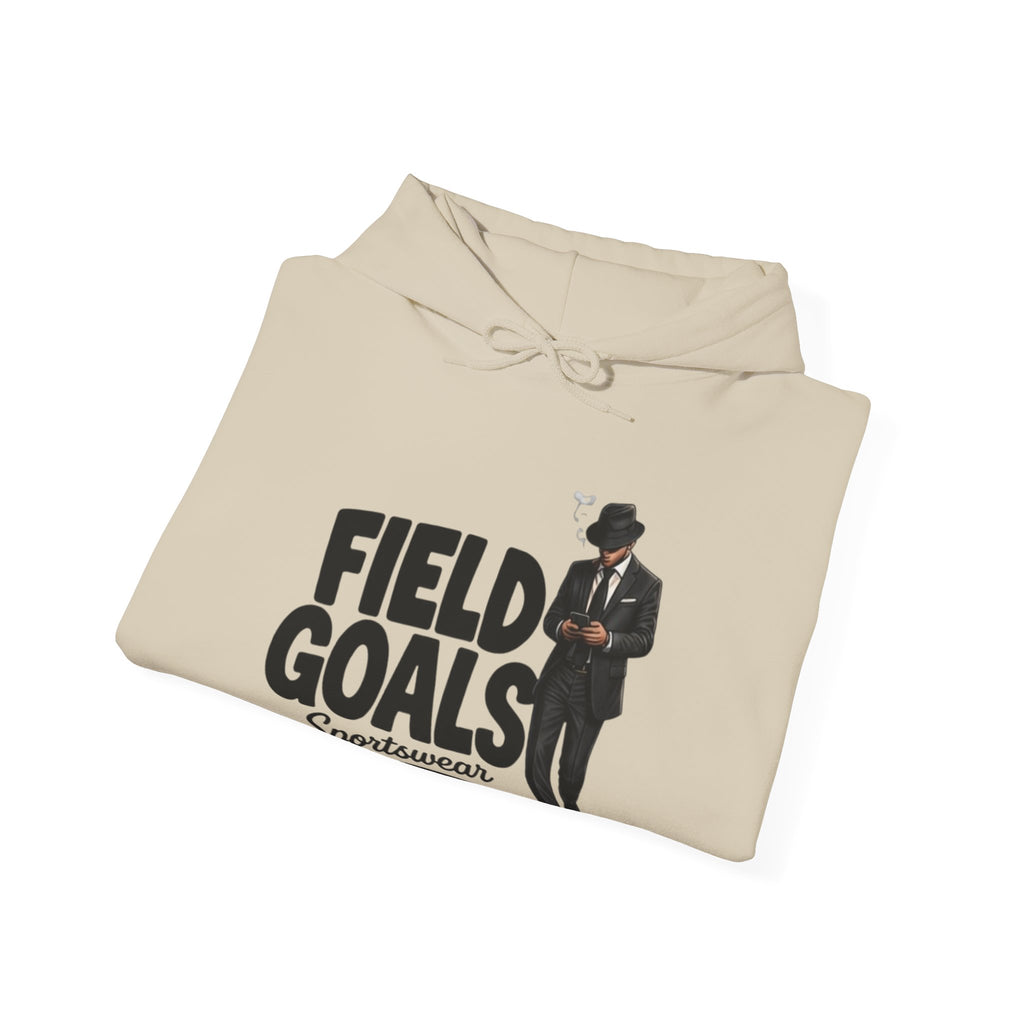 Field Goals Sportswear Hoodie — Retro Gentleman White Pullover