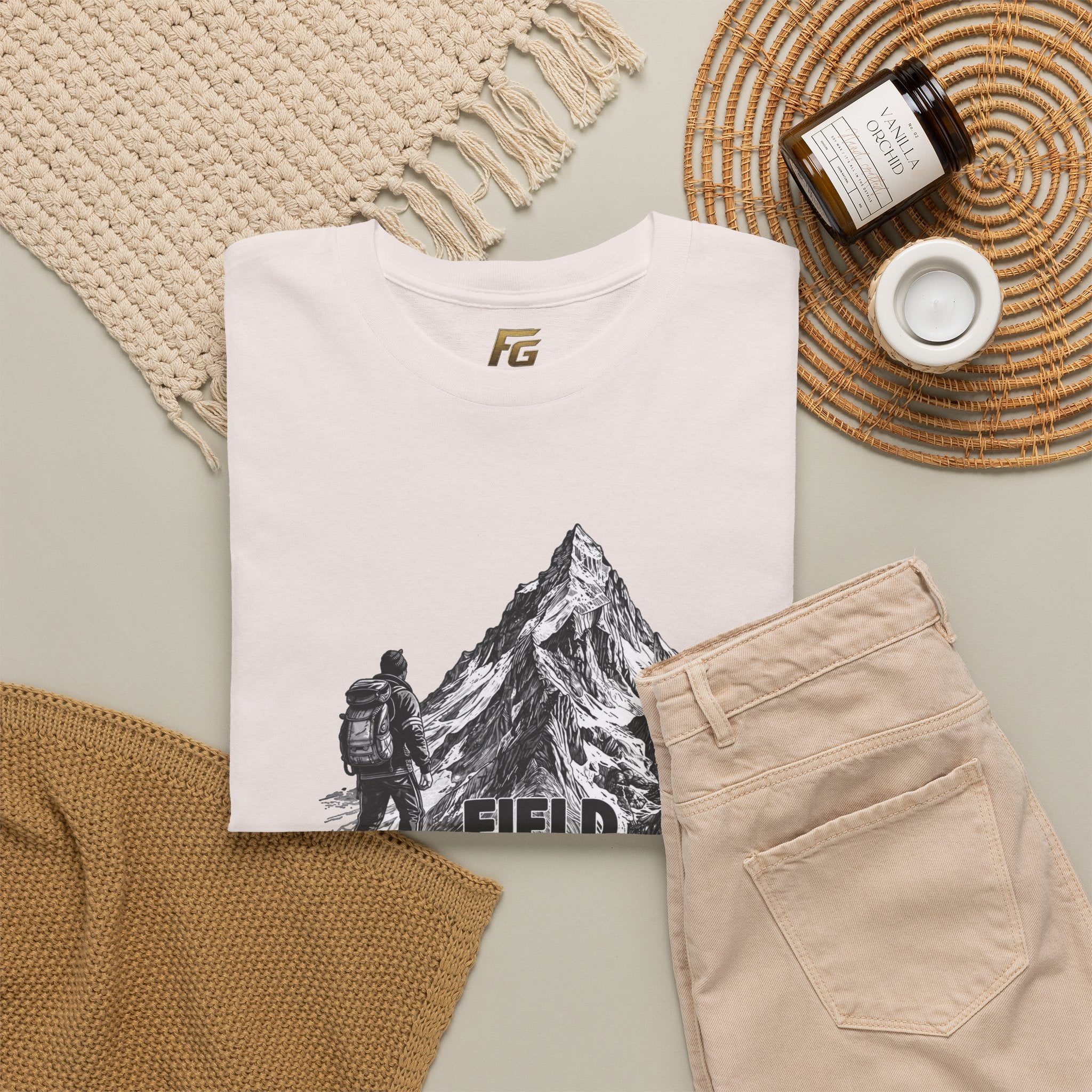 Field Goals Mountain Hiking Tee — Adventure Graphic T-Shirt