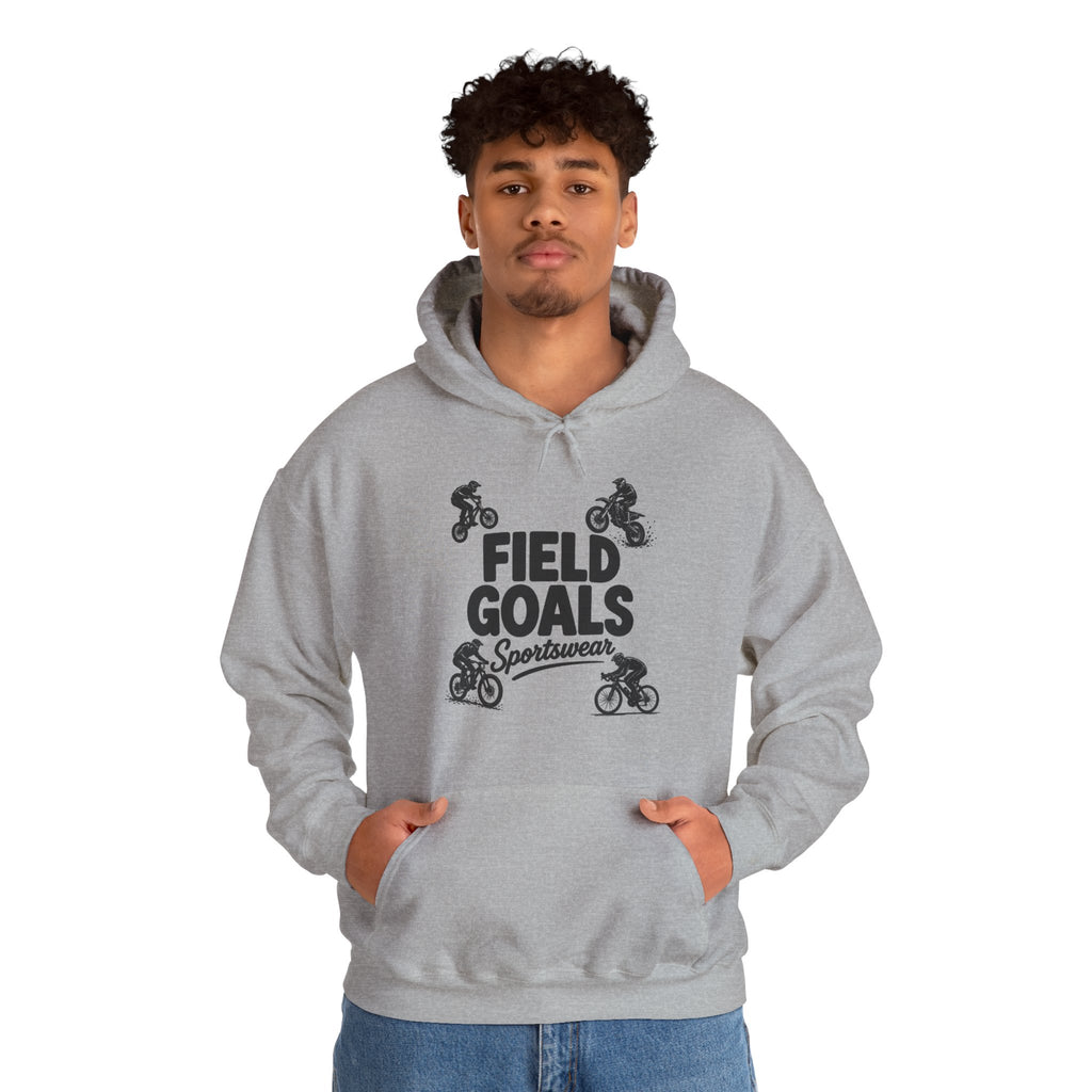 Field Goals Sportswear Hoodie – Bike Rider Sweatshirt