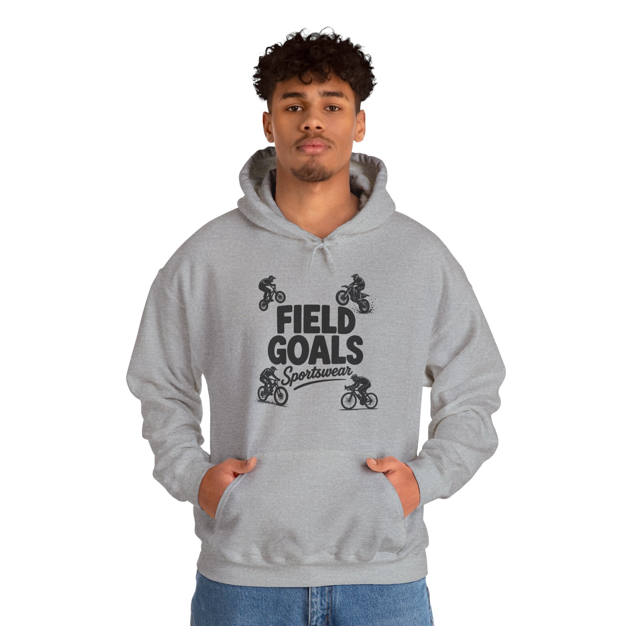 Field Goals Sportswear Hoodie – Bike Rider Sweatshirt