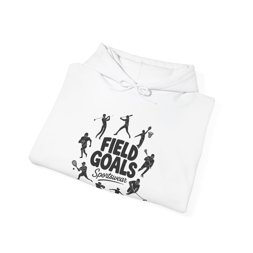 Field Goals Hoodie — Graphic Players White Pullover