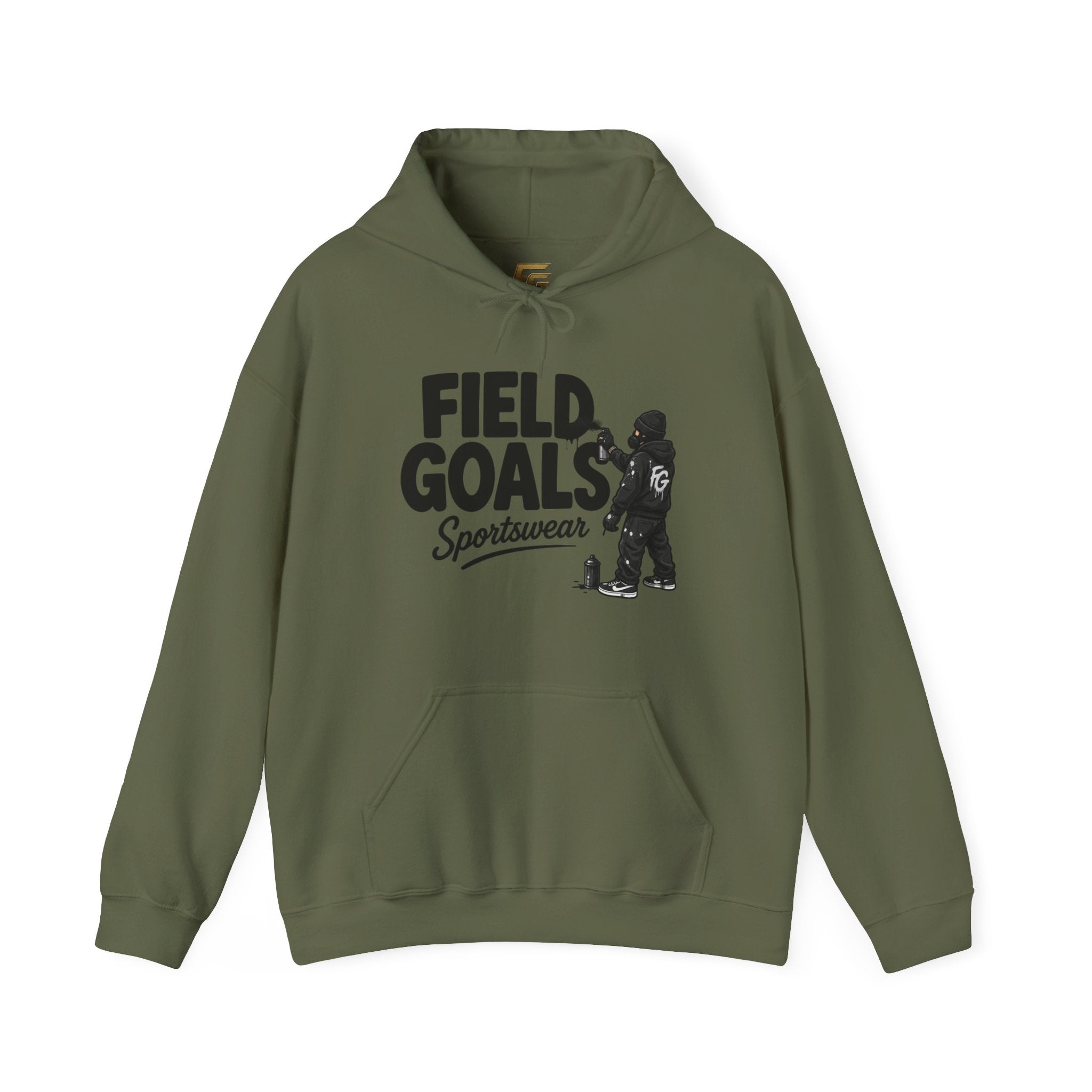 Field Goals Sportswear Hoodie — Graffiti Artist Graphic  Pullover
