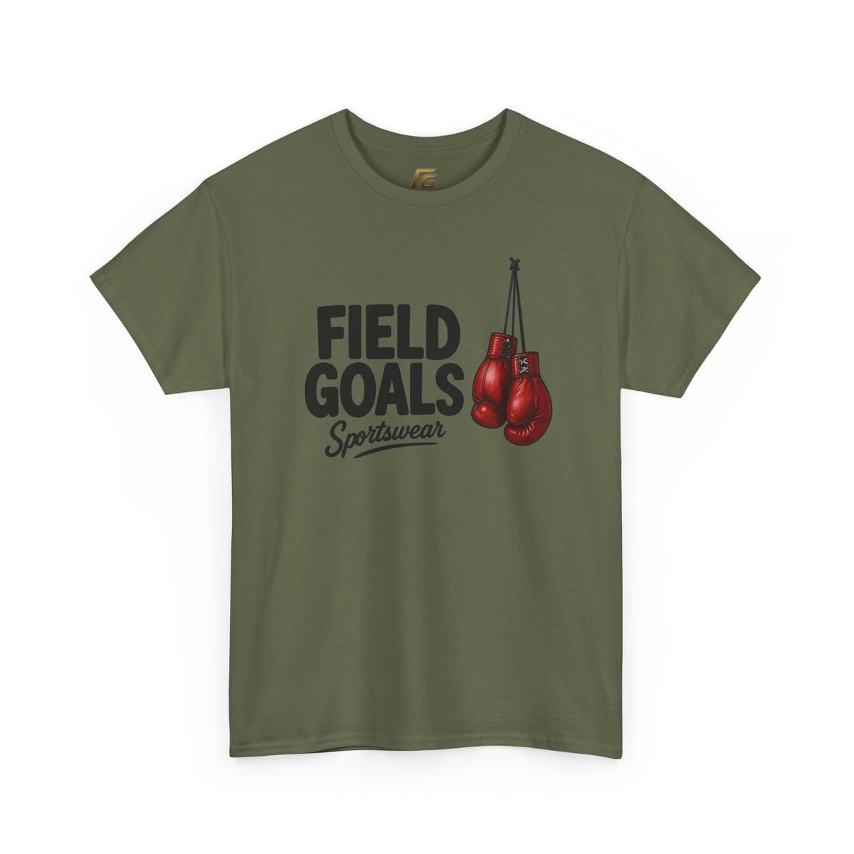 Field Goals Boxing Tee — 'Field Goals Sportswear' Graphic T-Shirt