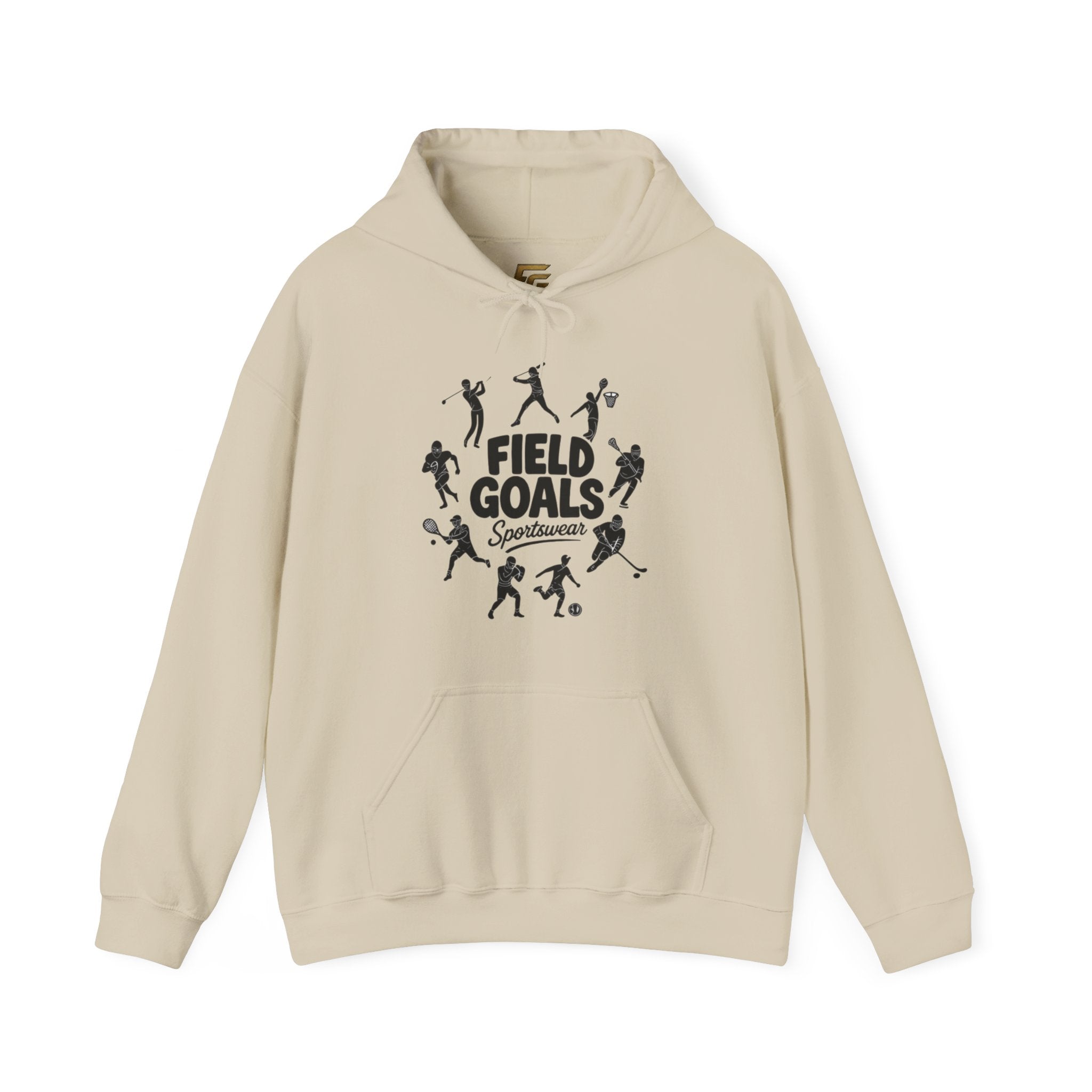 Field Goals Hoodie — Graphic Players White Pullover