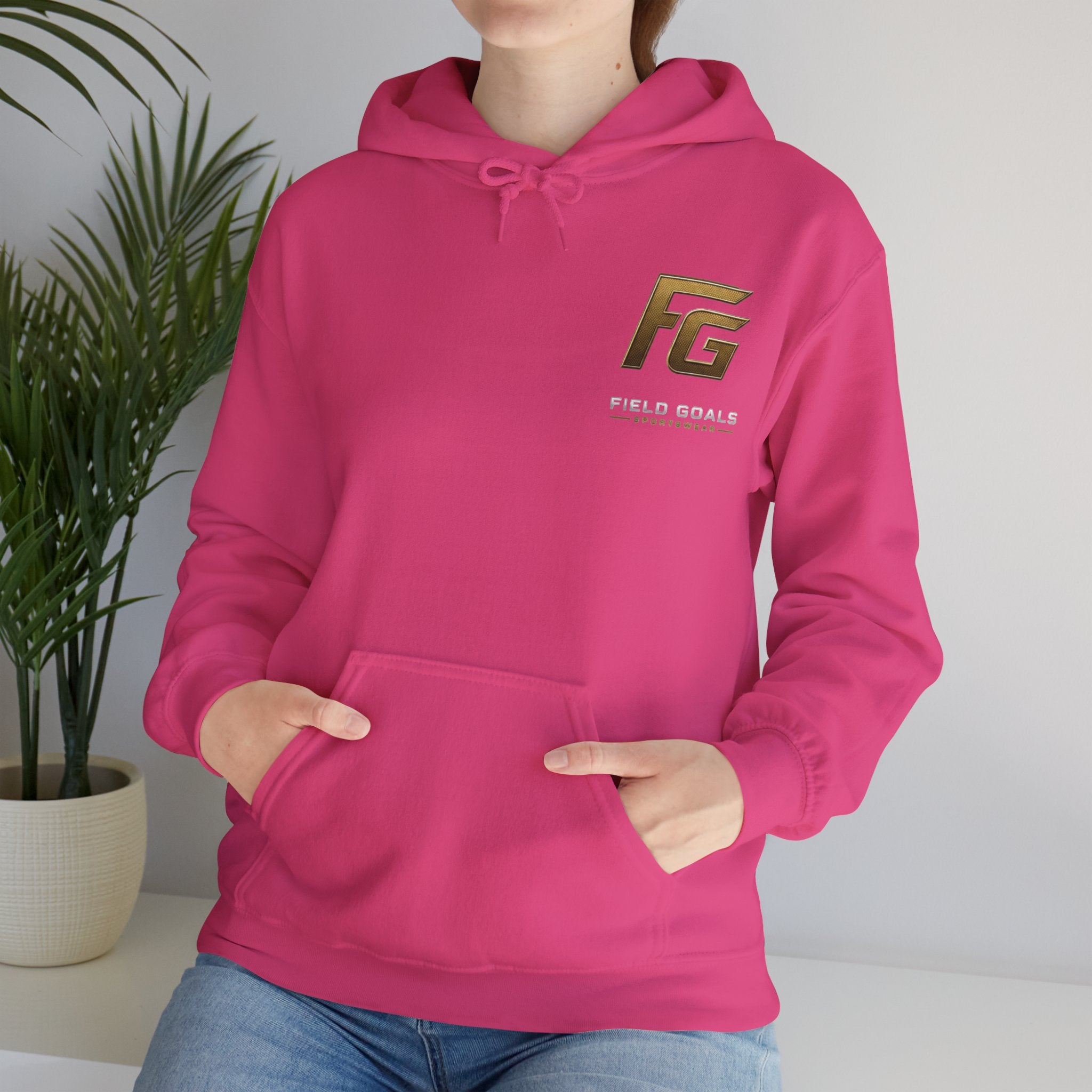 Field Goals Sportswear Pullover Hoodie — "Wear the Goal. Live the Goal. Achieve the Goal." Motivational