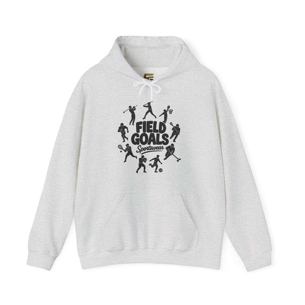 Field Goals Hoodie — Graphic Players White Pullover