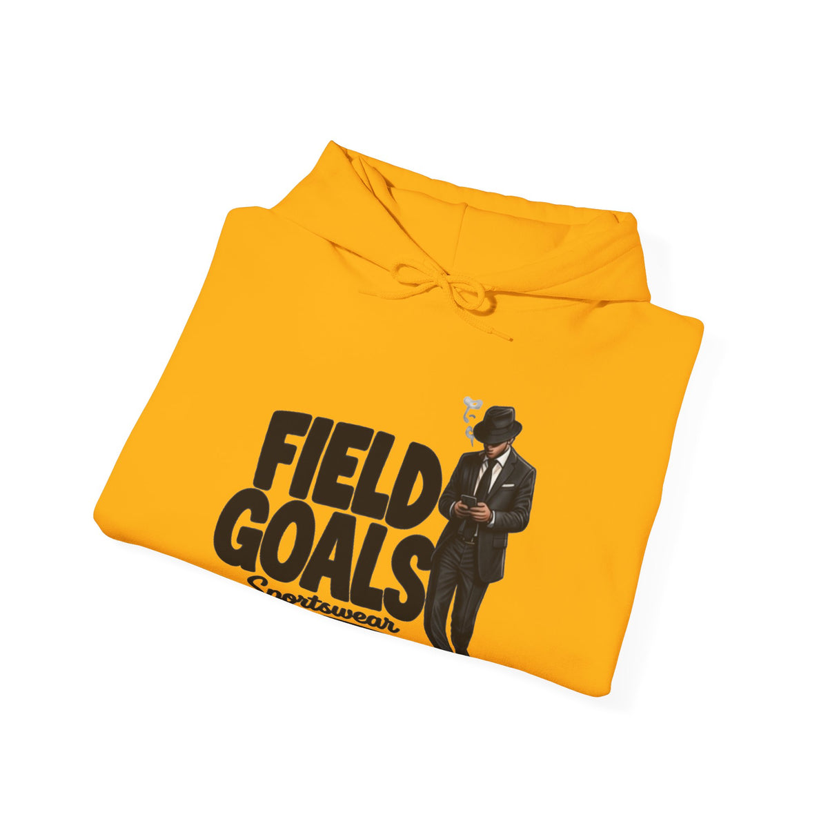 Field Goals Sportswear Hoodie — Retro Gentleman White Pullover