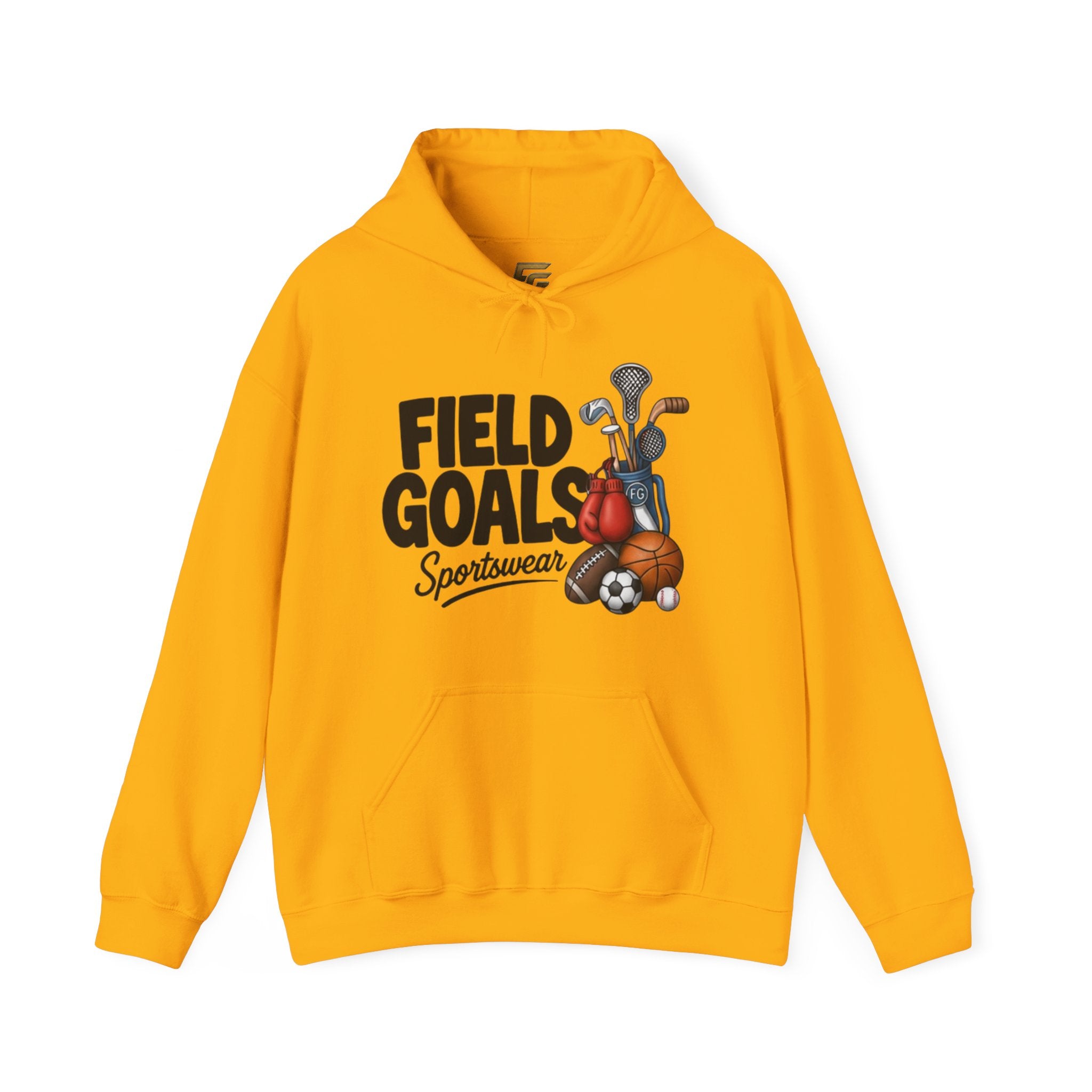 Field Goals Sportswear Hoodie — Multi-Sport Graphic Sweatshirt