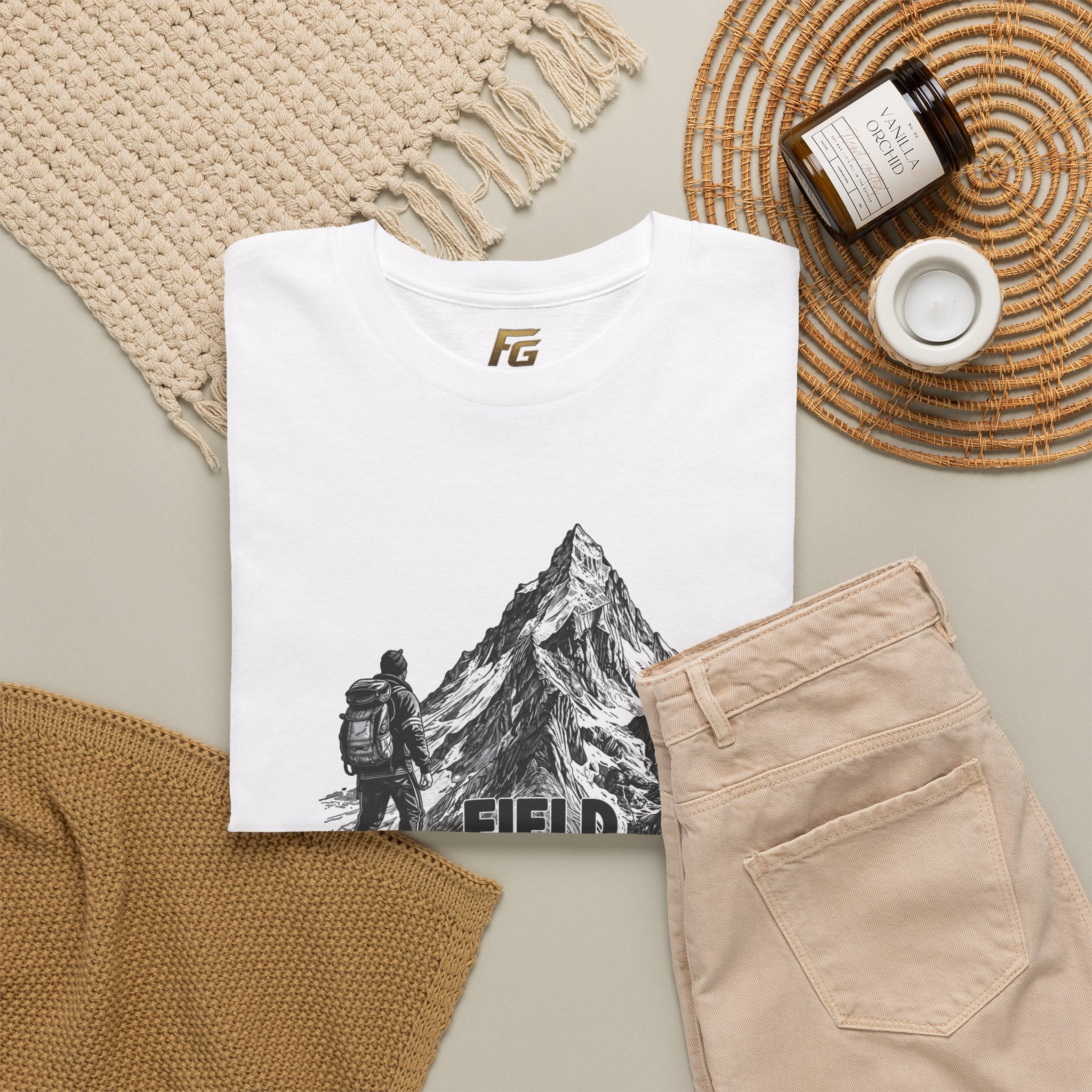 Field Goals Mountain Hiking Tee — Adventure Graphic T-Shirt