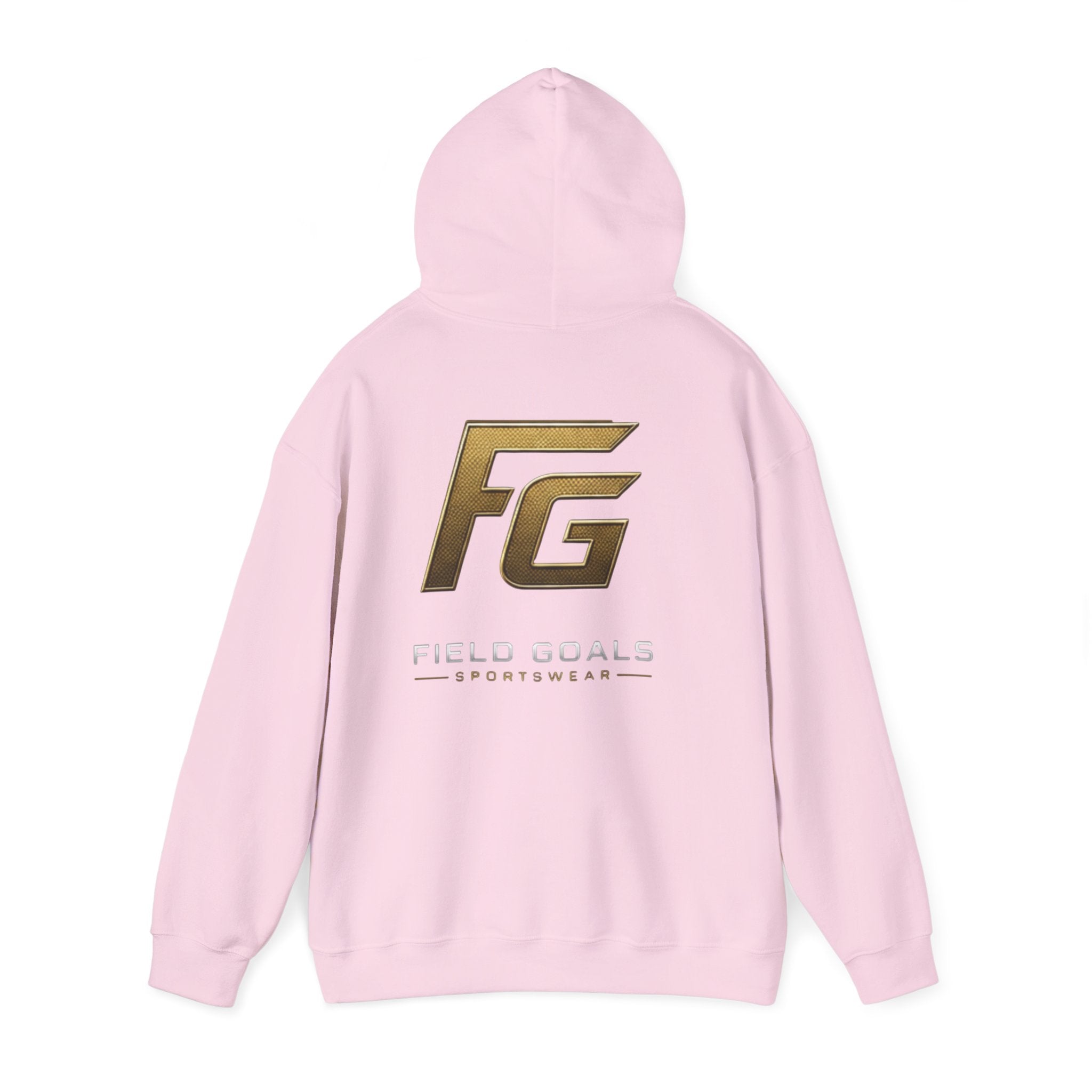Field Goals Hoodie — Gold Logo Sportswear Pullover