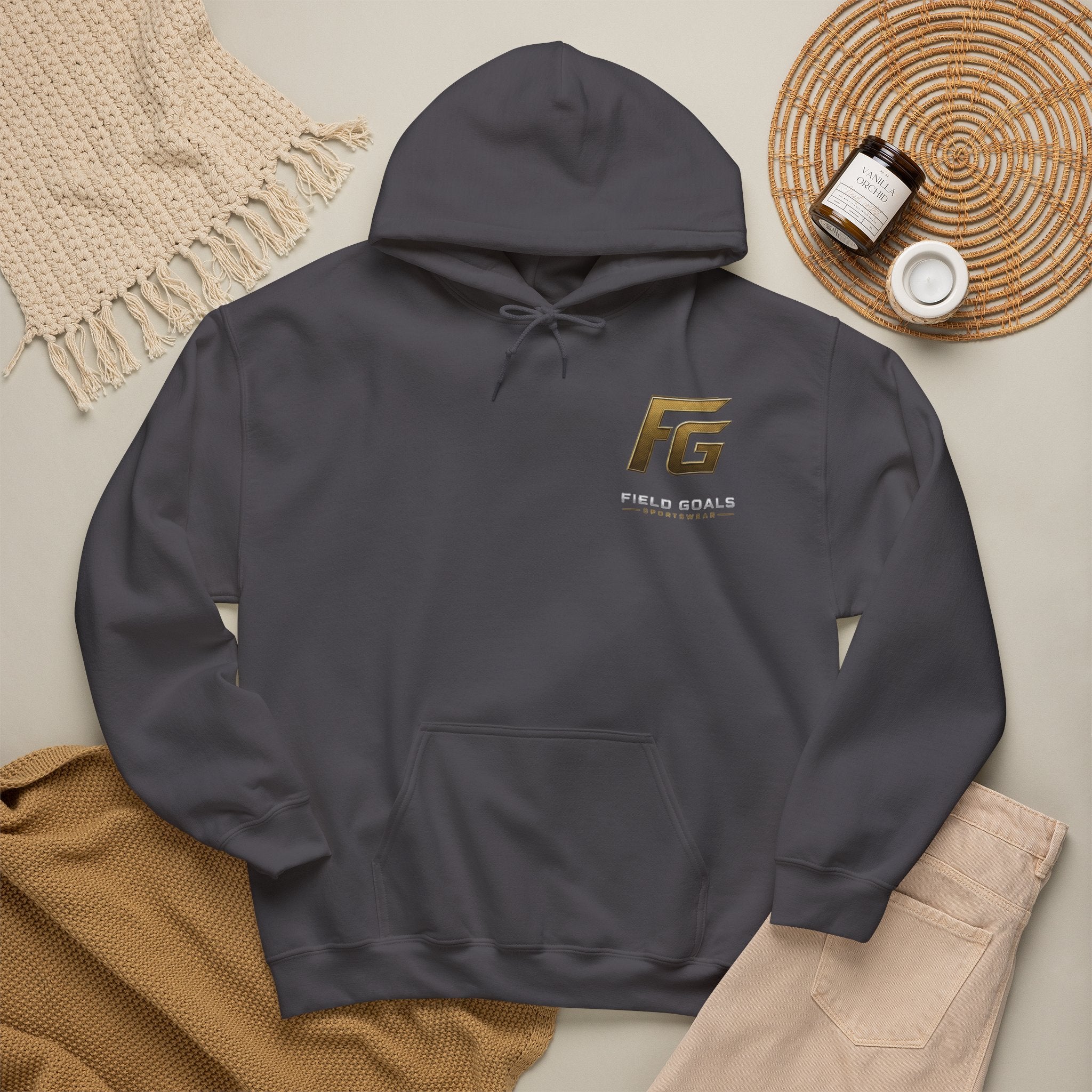 Field Goals Sportswear Pullover Hoodie — "Wear the Goal. Live the Goal. Achieve the Goal." Motivational
