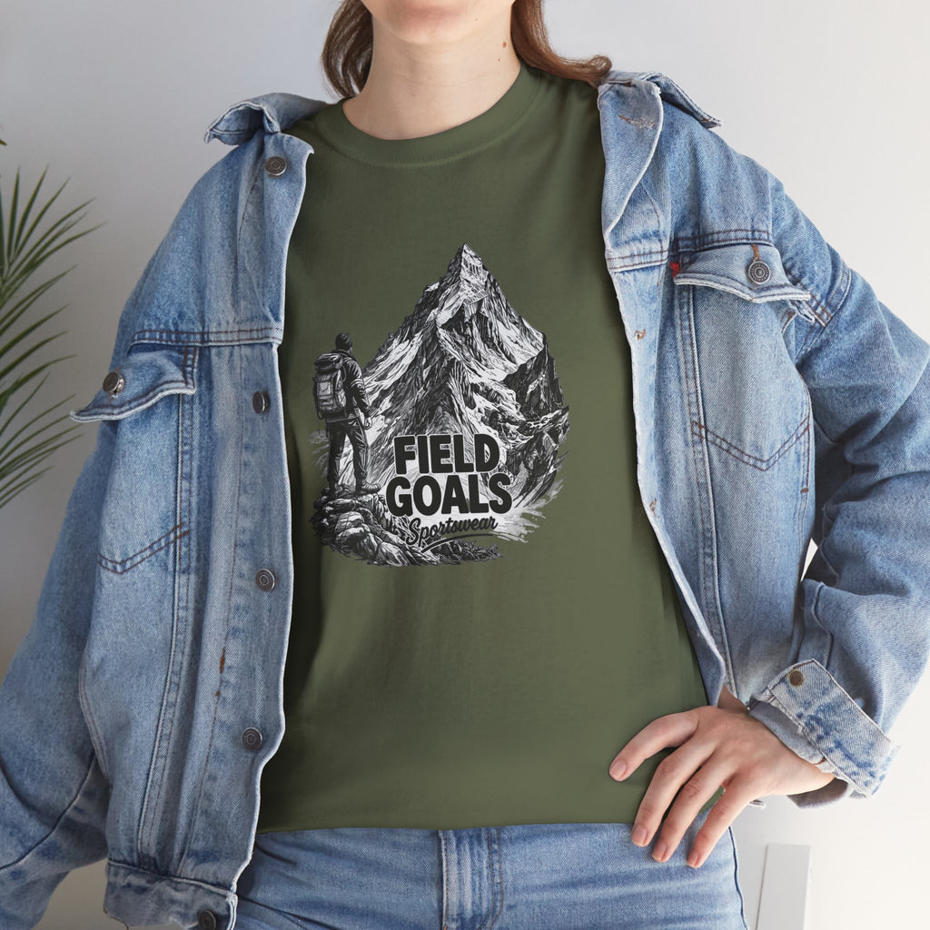 Field Goals Mountain Hiking Tee — Adventure Graphic T-Shirt