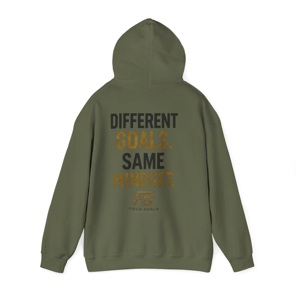 Field Goals Sportswear Pullover Hoodie — “Different Goals. Same Mindset.” Hoodie