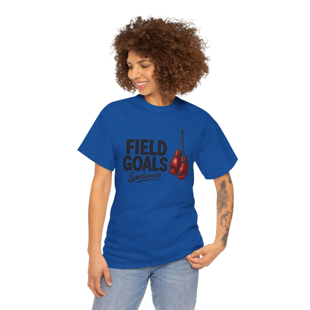 Field Goals Boxing Tee — 'Field Goals Sportswear' Graphic T-Shirt