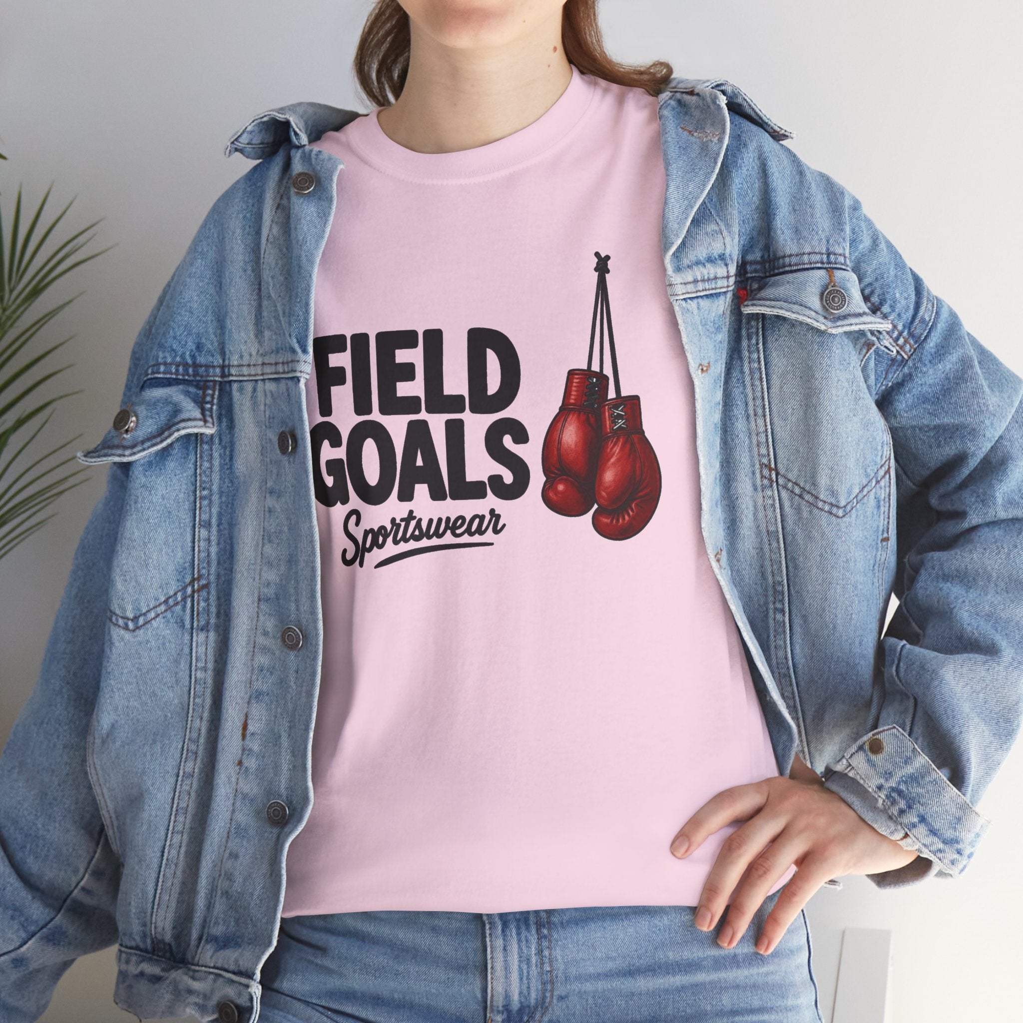 Field Goals Boxing Tee — 'Field Goals Sportswear' Graphic T-Shirt