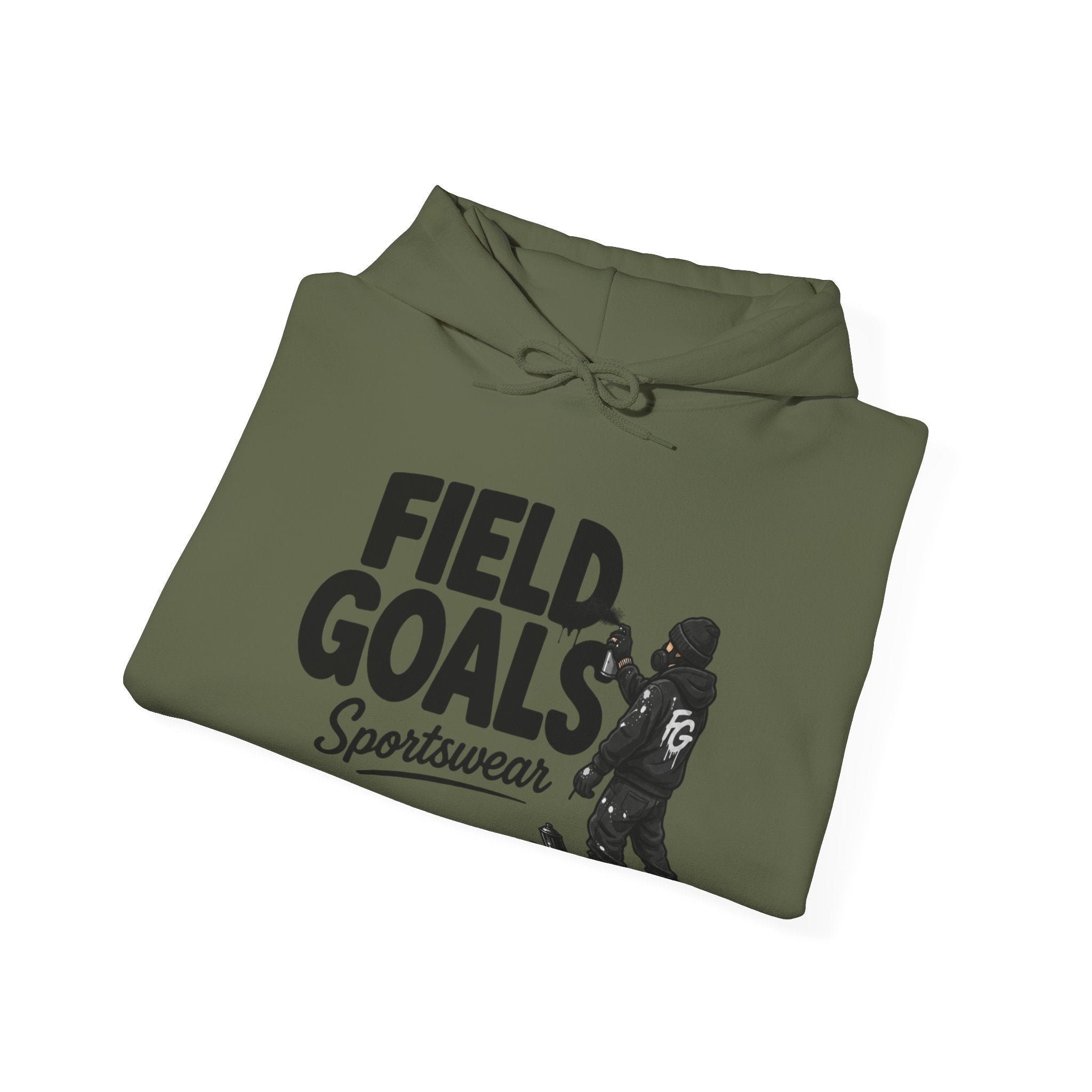 Field Goals Sportswear Hoodie — Graffiti Artist Graphic  Pullover