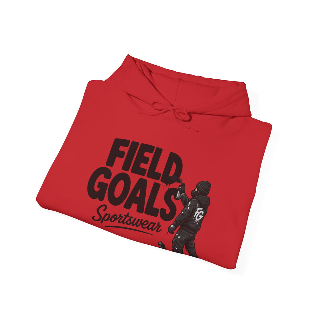 Field Goals Sportswear Hoodie — Graffiti Artist Graphic  Pullover