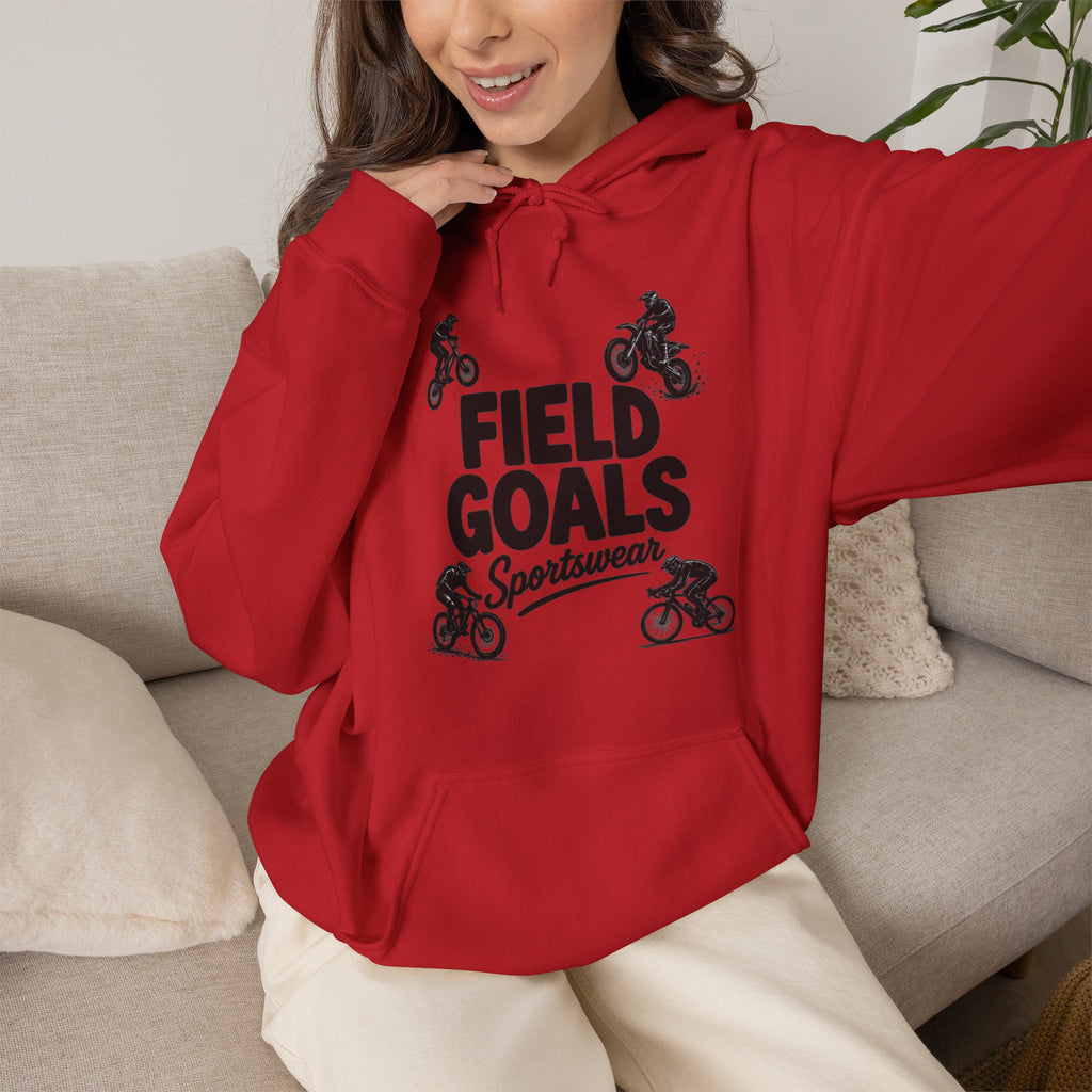 Field Goals Sportswear Hoodie – Bike Rider Sweatshirt