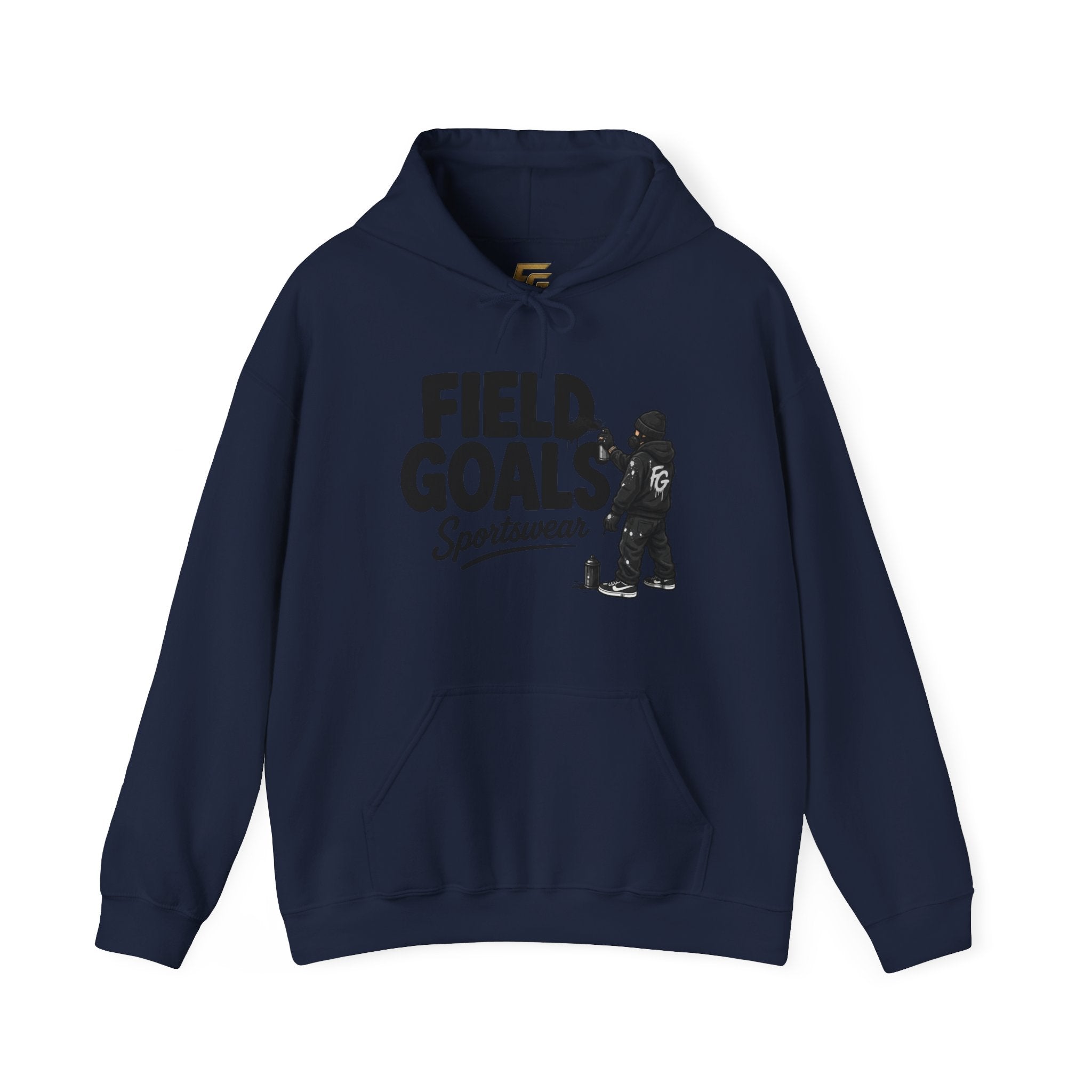 Field Goals Sportswear Hoodie — Graffiti Artist Graphic  Pullover
