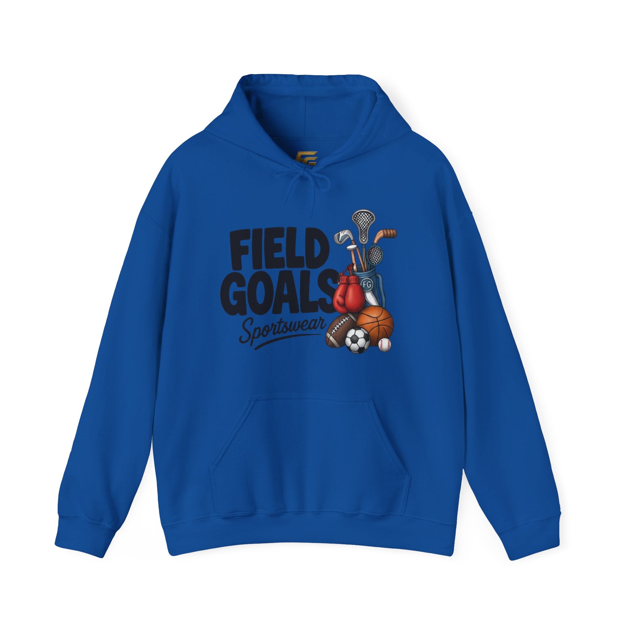 Field Goals Sportswear Hoodie — Multi-Sport Graphic Sweatshirt