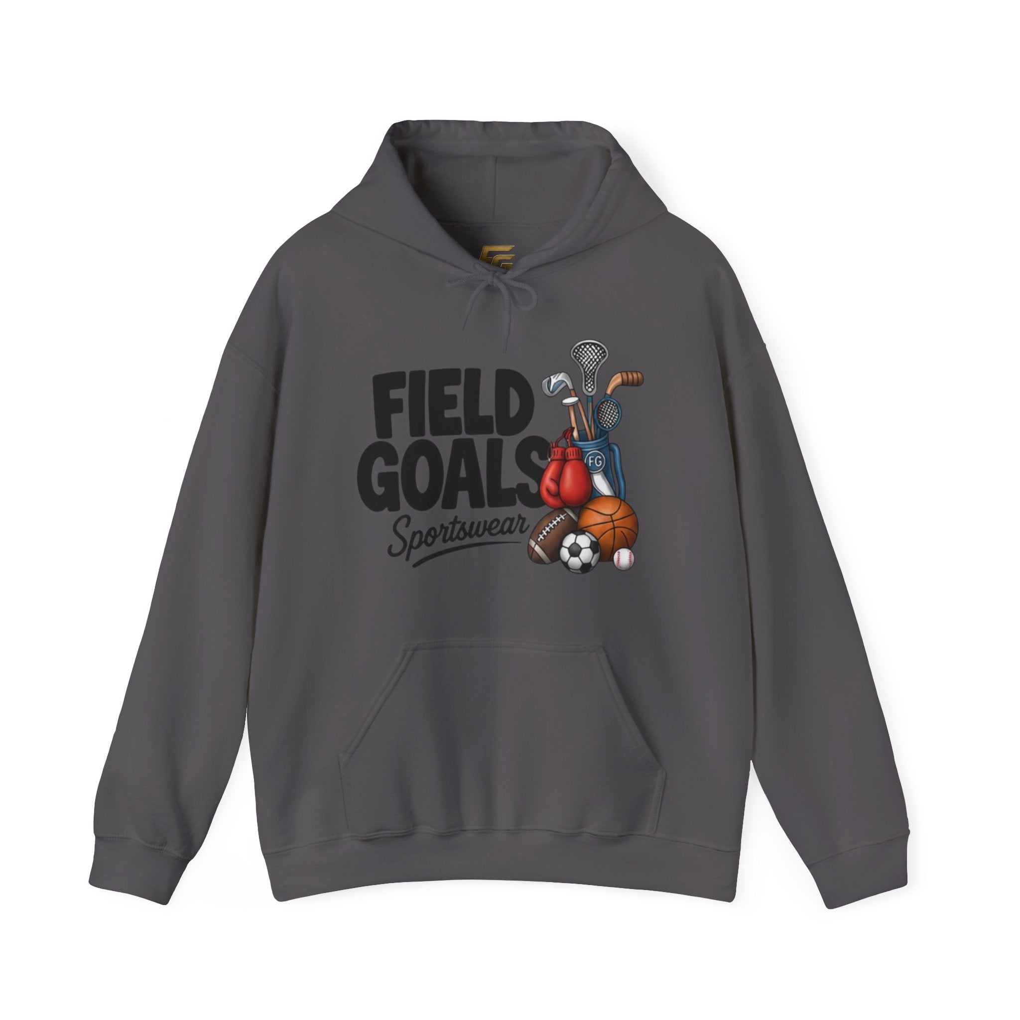 Field Goals Sportswear Hoodie — Multi-Sport Graphic Sweatshirt