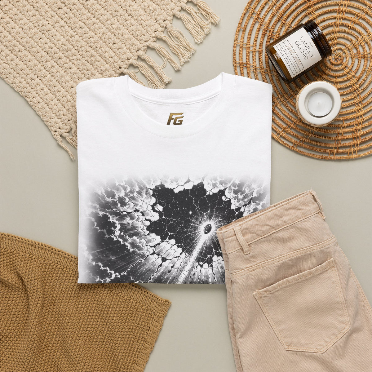 Field Goals Kicks Cracks Firmament Football Graphic Tee