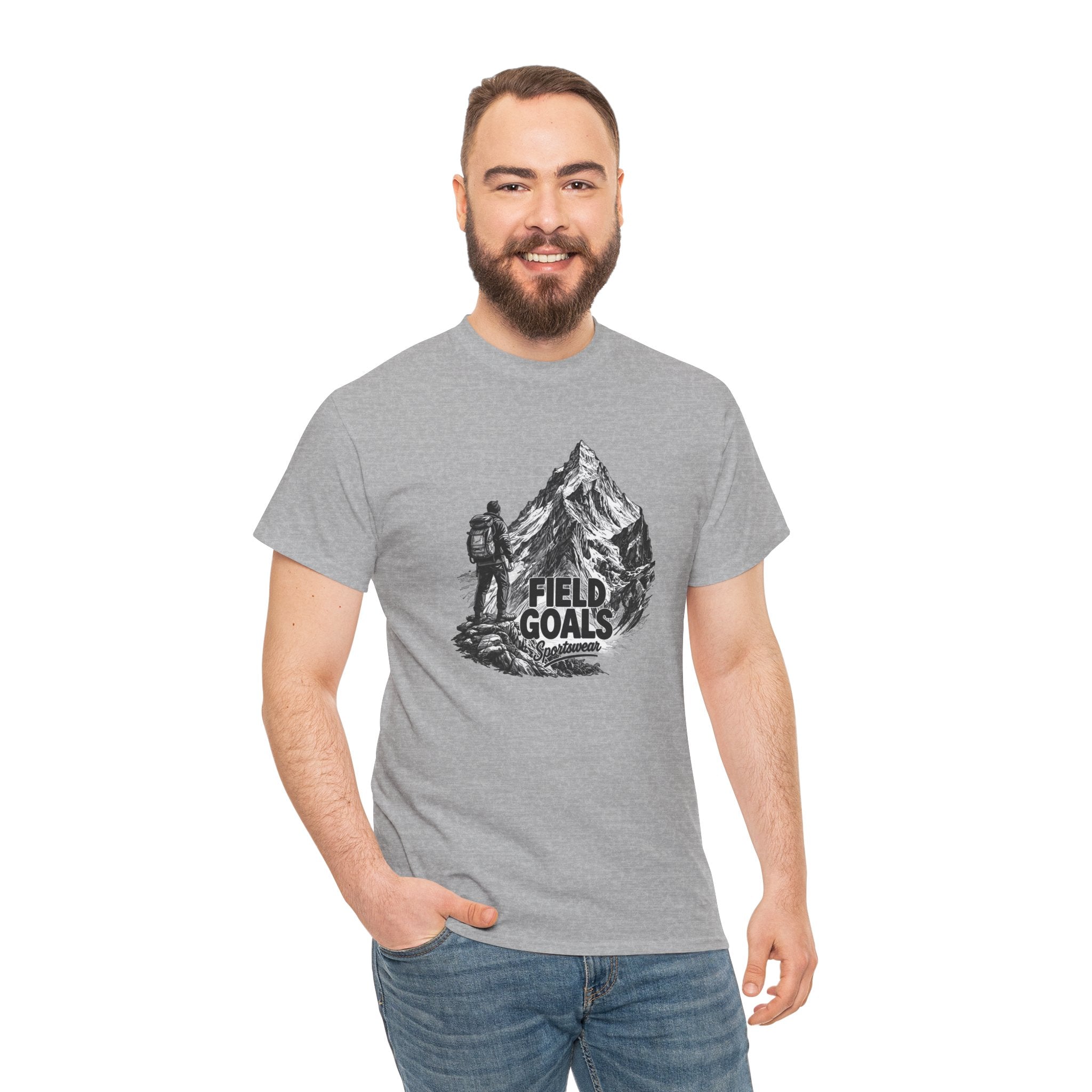 Field Goals Mountain Hiking Tee — Adventure Graphic T-Shirt