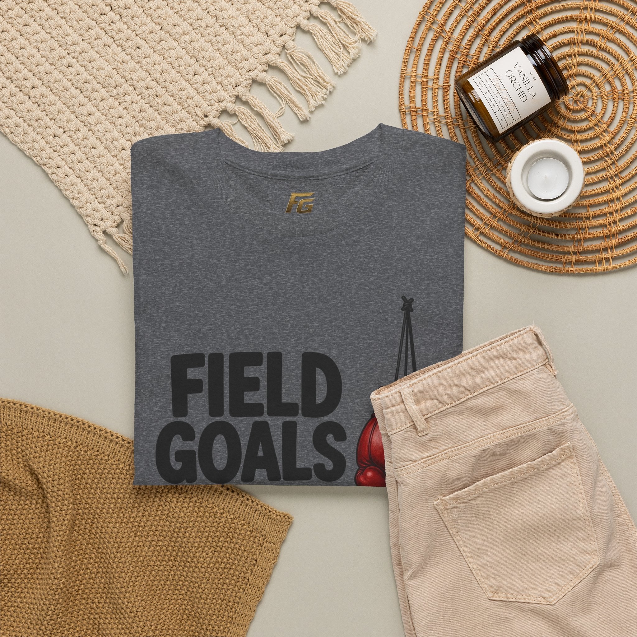 Field Goals Boxing Tee — 'Field Goals Sportswear' Graphic T-Shirt