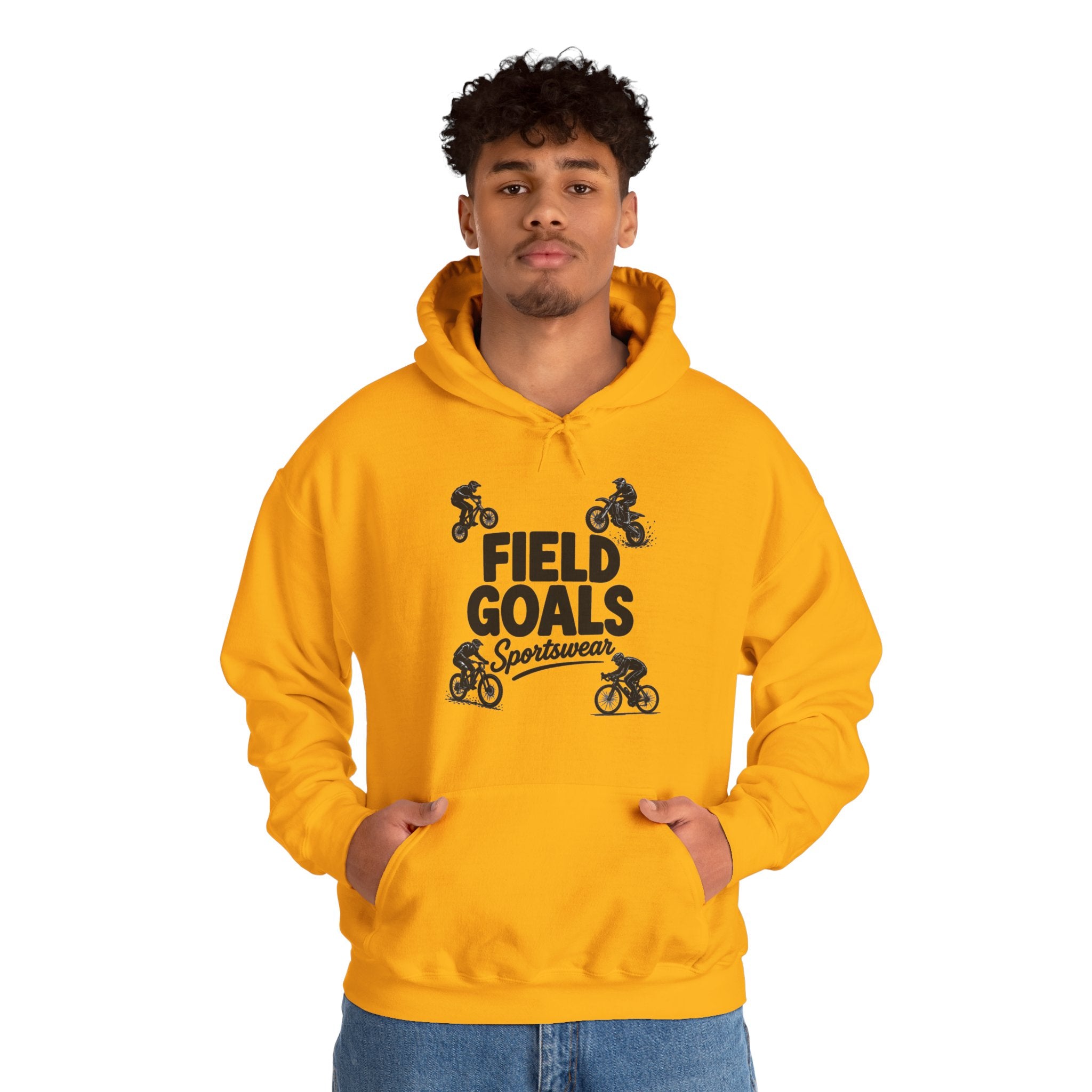 Field Goals Sportswear Hoodie – Bike Rider Sweatshirt