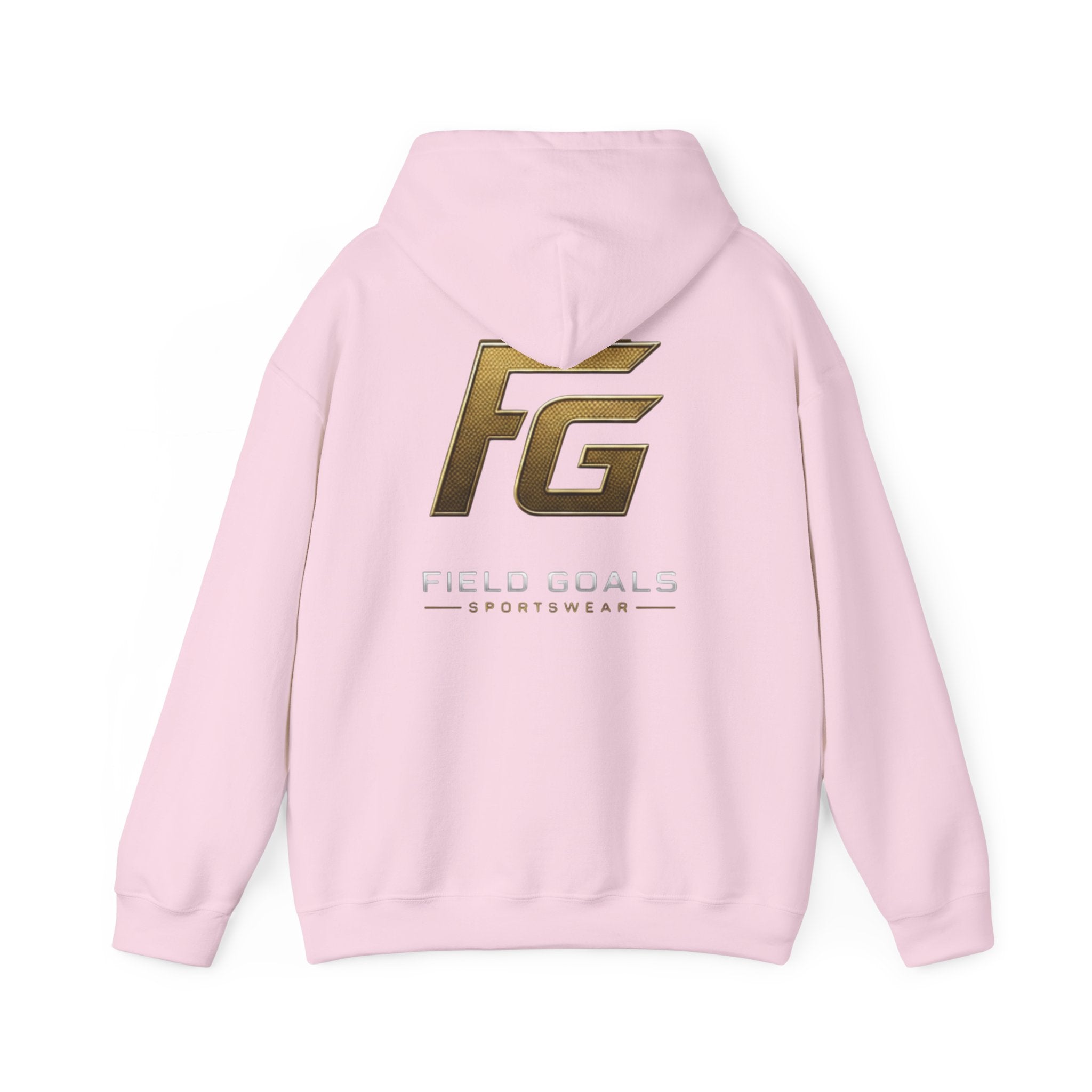 Field Goals Hoodie — Gold Logo Sportswear Pullover