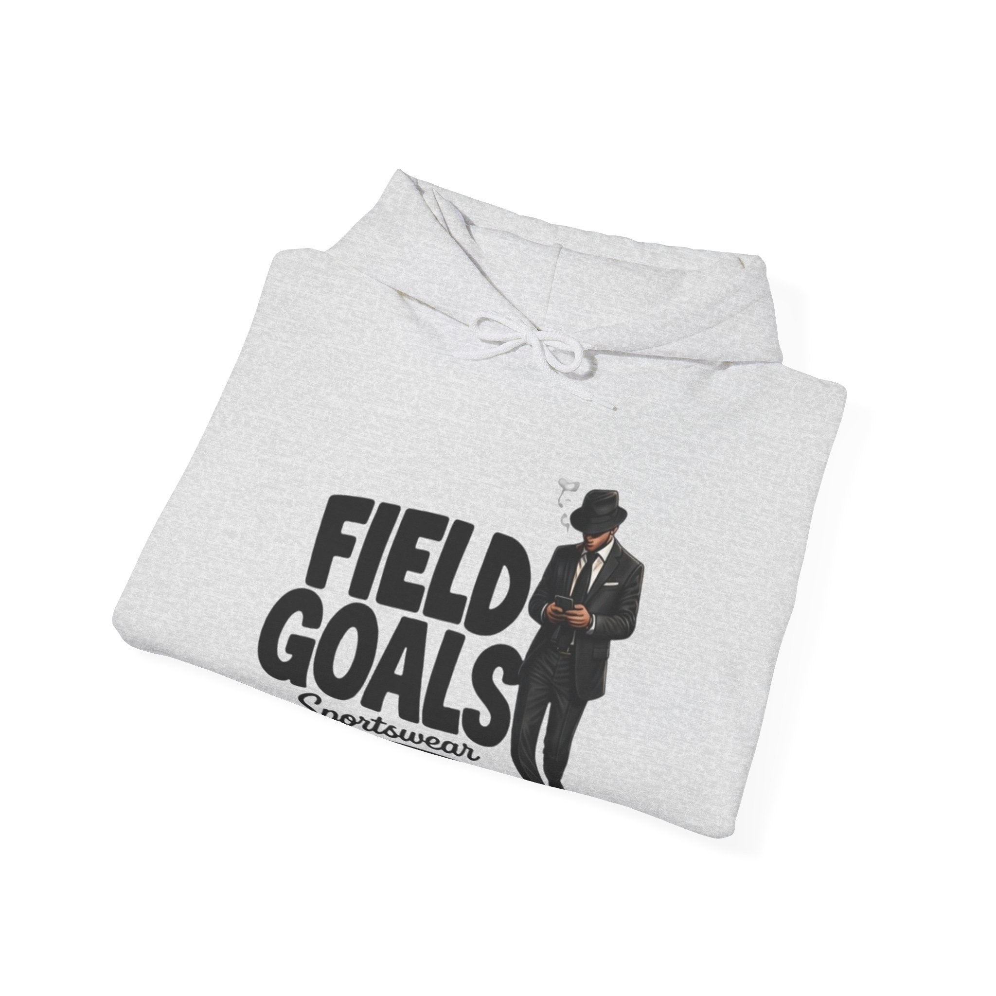 Field Goals Sportswear Hoodie — Retro Gentleman White Pullover