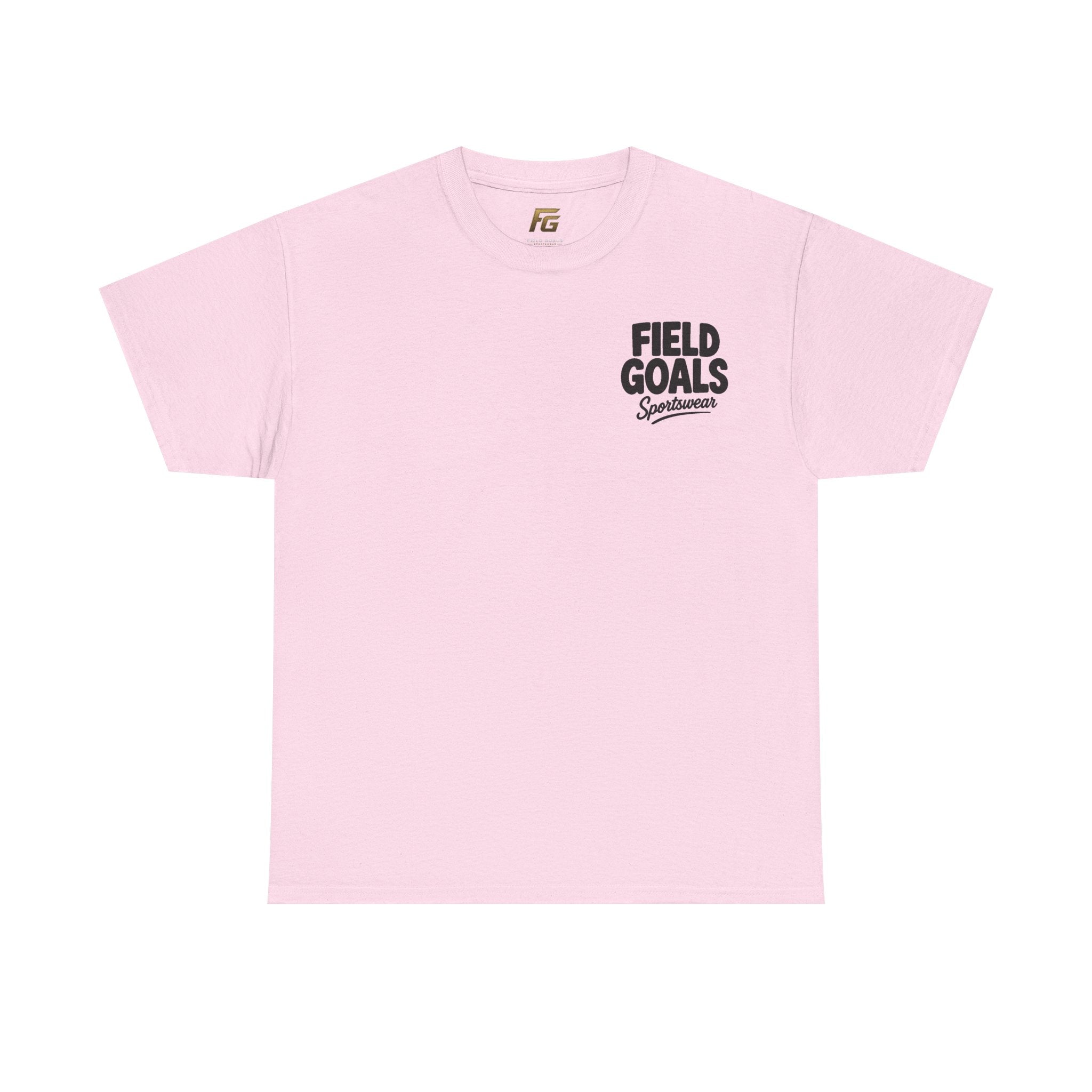 Field Goals Sportswear — "Wear the Goal. Live the Goal. Acheive the Goal." Motivational T-Shirt