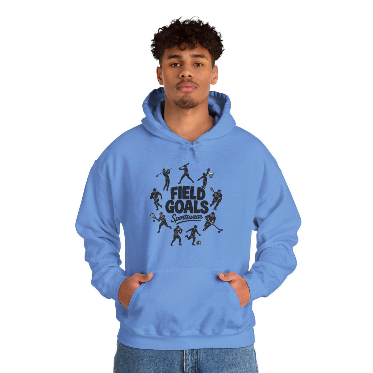 Field Goals Hoodie — Graphic Players White Pullover