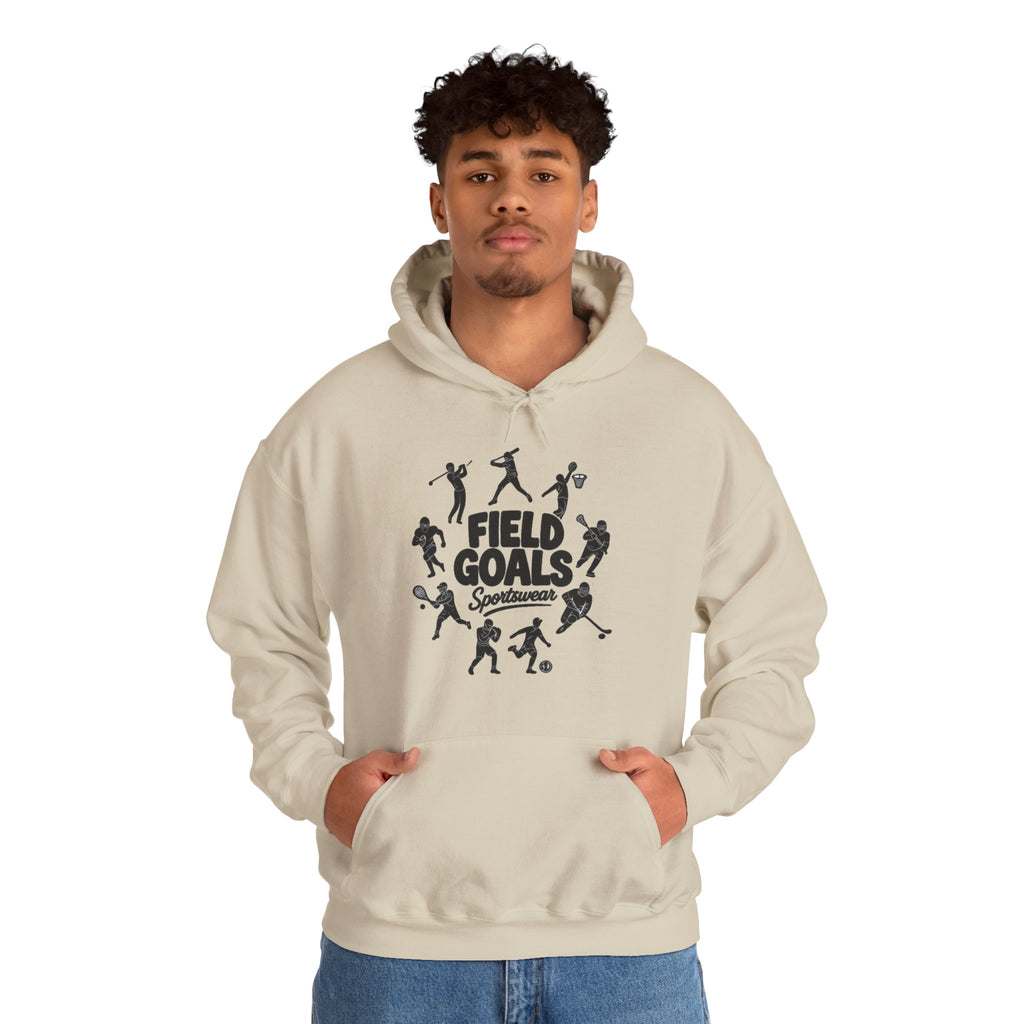 Field Goals Hoodie — Graphic Players White Pullover
