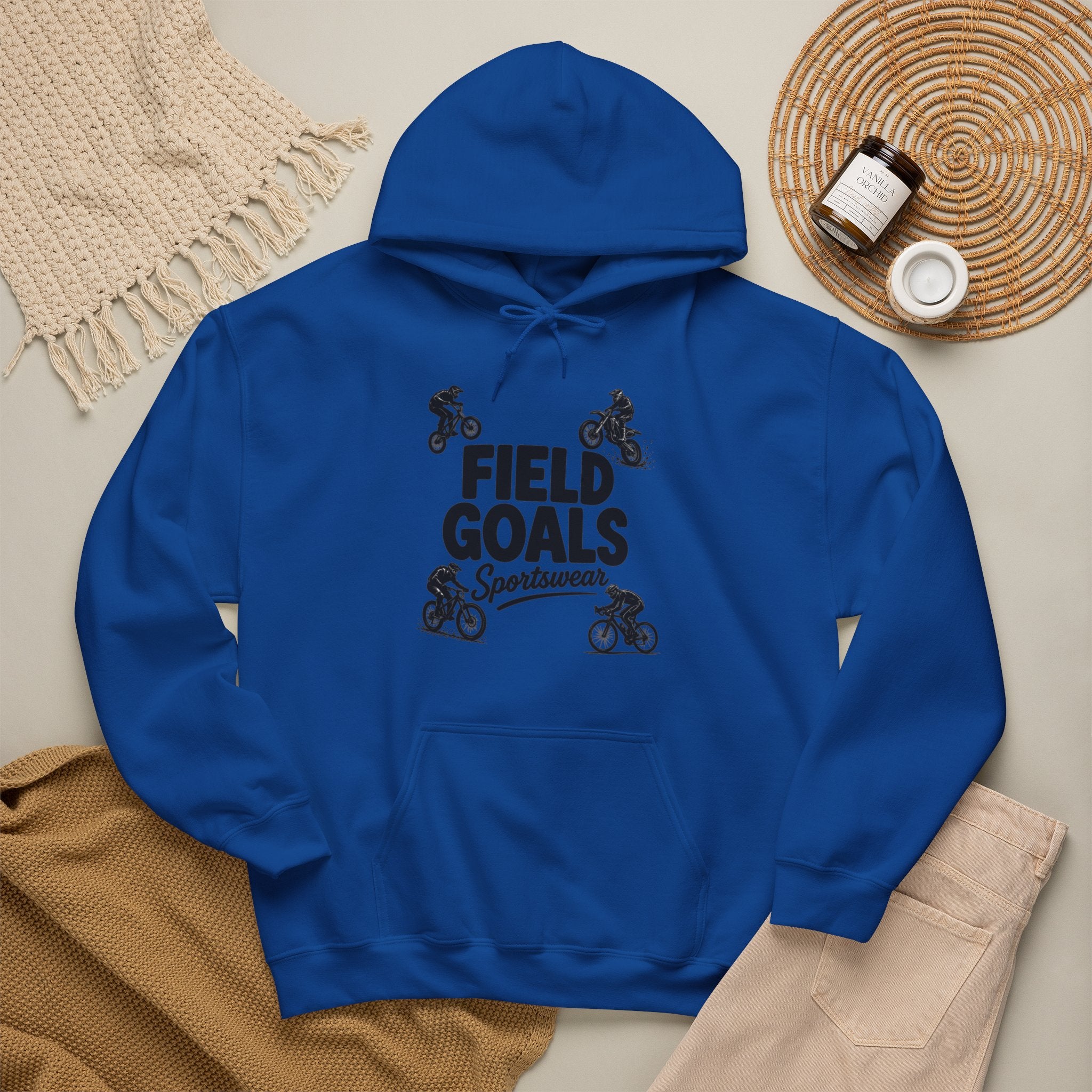 Field Goals Sportswear Hoodie – Bike Rider Sweatshirt