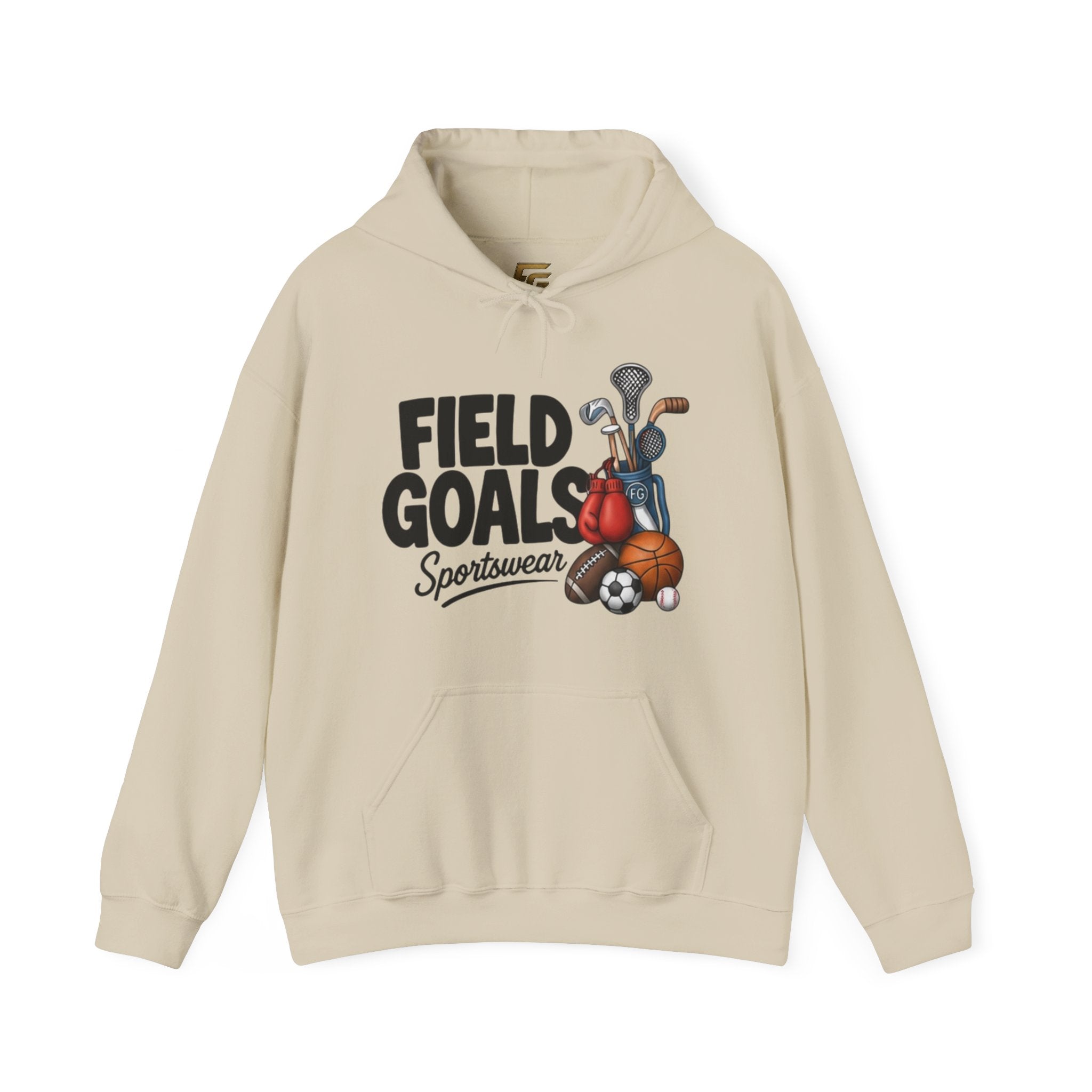 Field Goals Sportswear Hoodie — Multi-Sport Graphic Sweatshirt