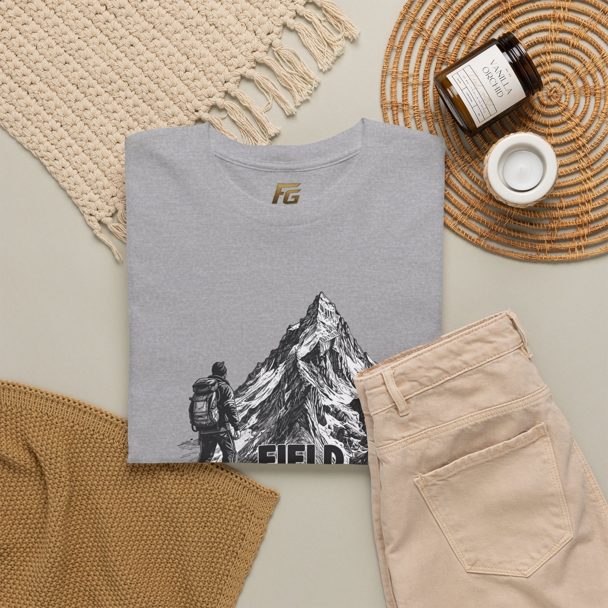 Field Goals Mountain Hiking Tee — Adventure Graphic T-Shirt