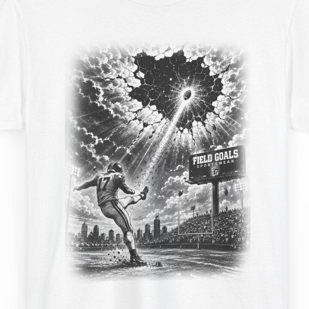 Field Goals Kicks Cracks Firmament Football Graphic Tee