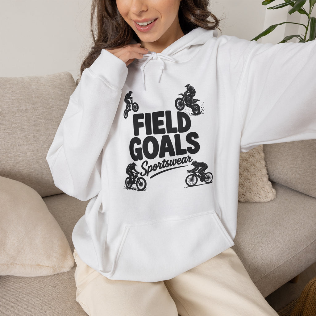 Field Goals Sportswear Hoodie – Bike Rider Sweatshirt