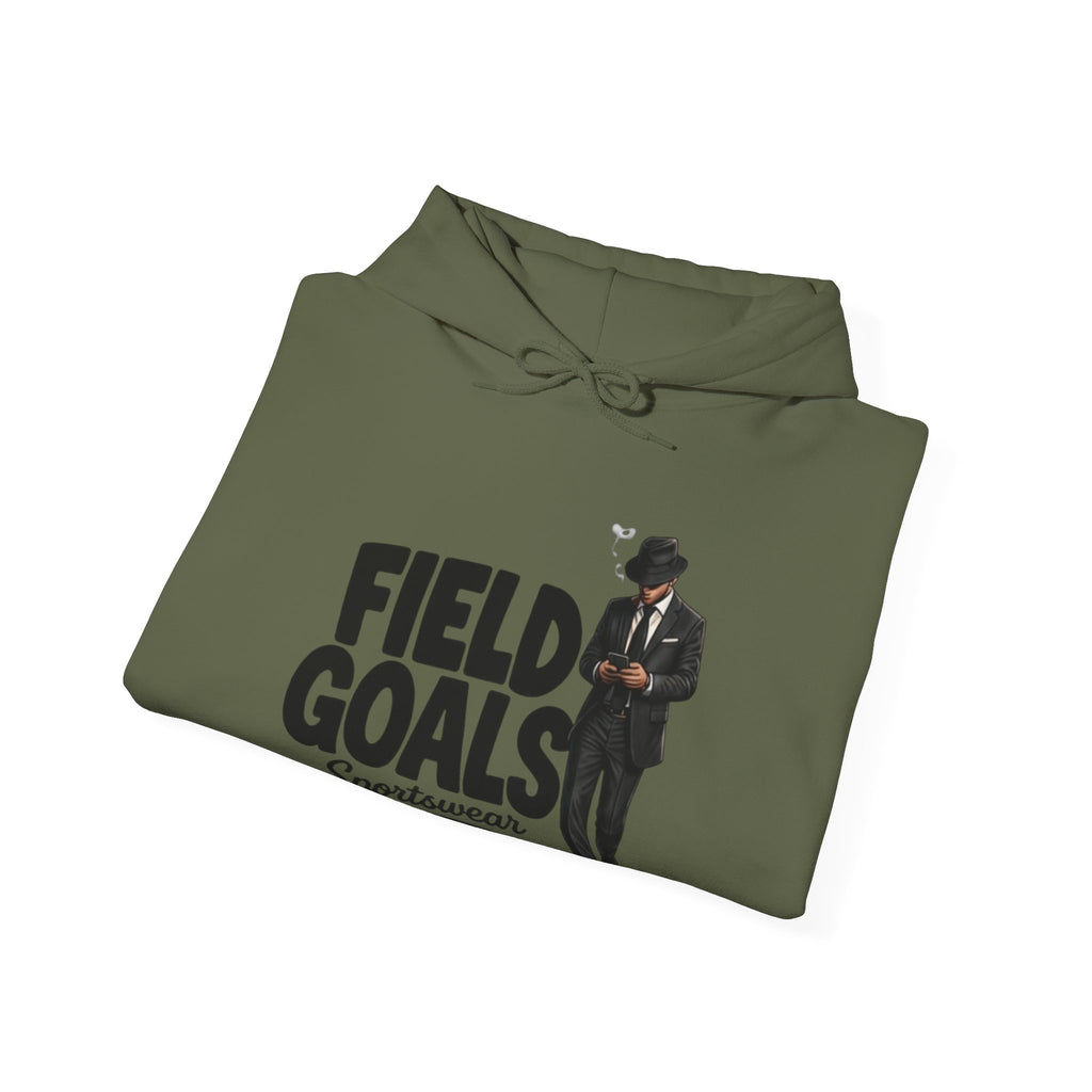 Field Goals Sportswear Hoodie — Retro Gentleman White Pullover