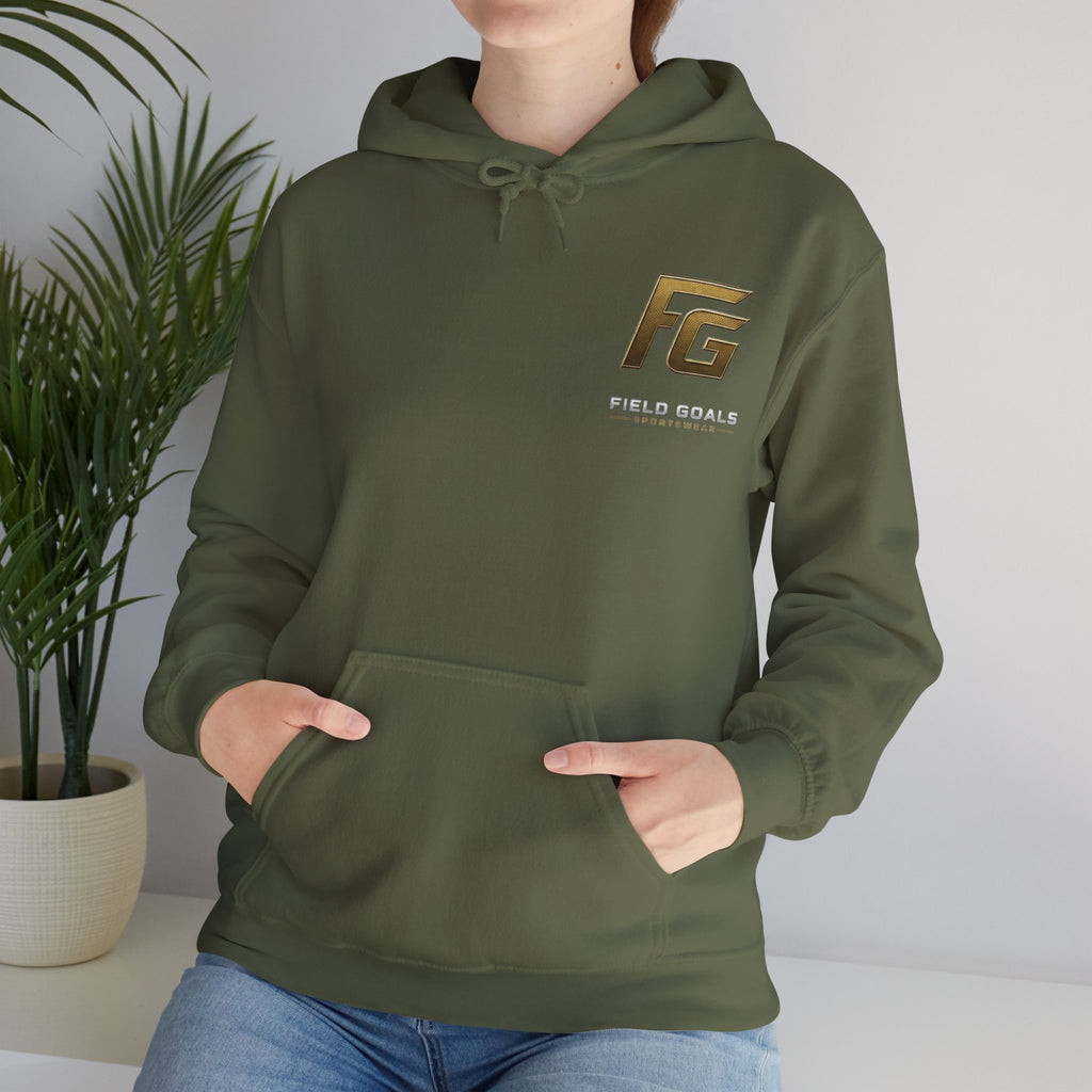 Field Goals Sportswear Pullover Hoodie — "Wear the Goal. Live the Goal. Achieve the Goal." Motivational