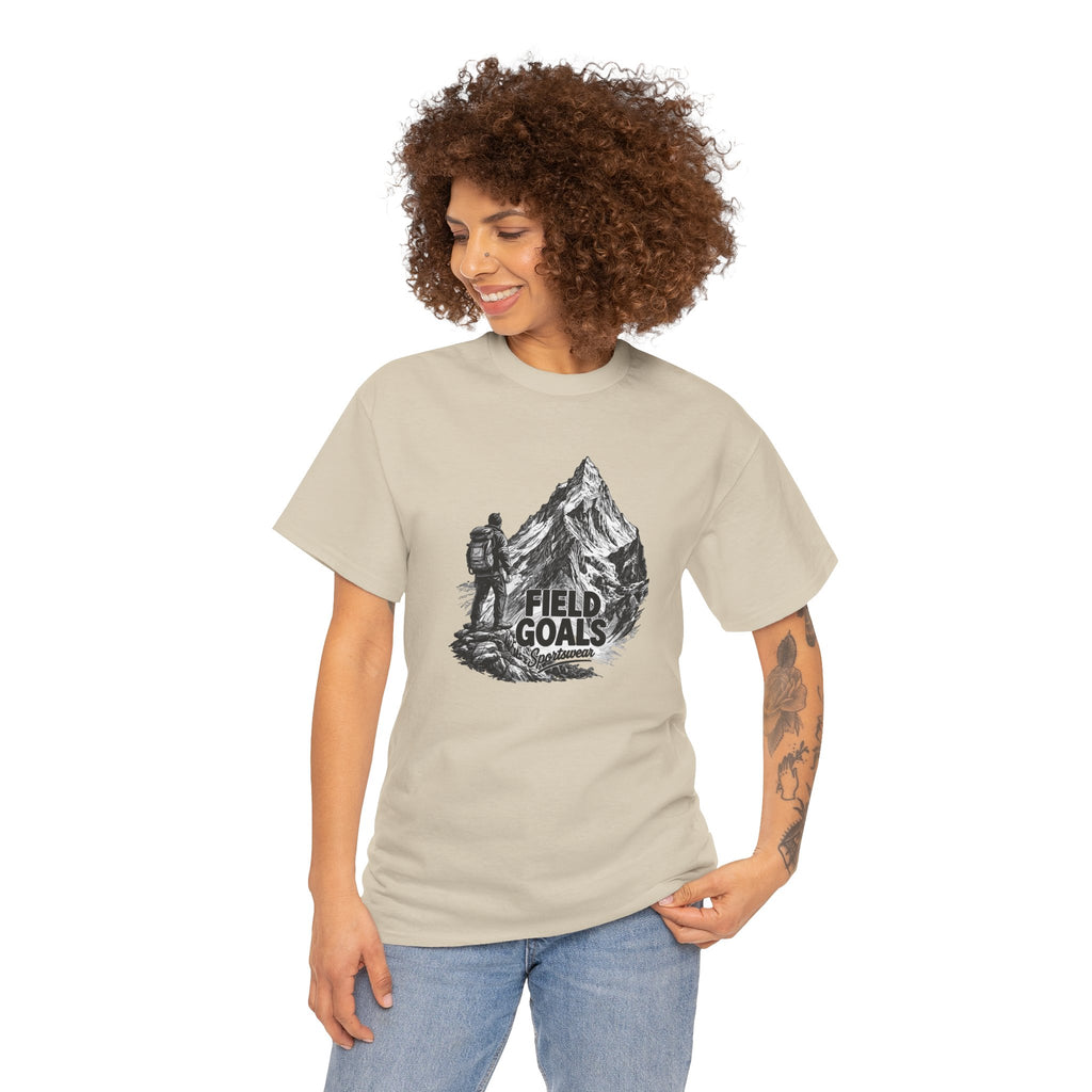 Field Goals Mountain Hiking Tee — Adventure Graphic T-Shirt