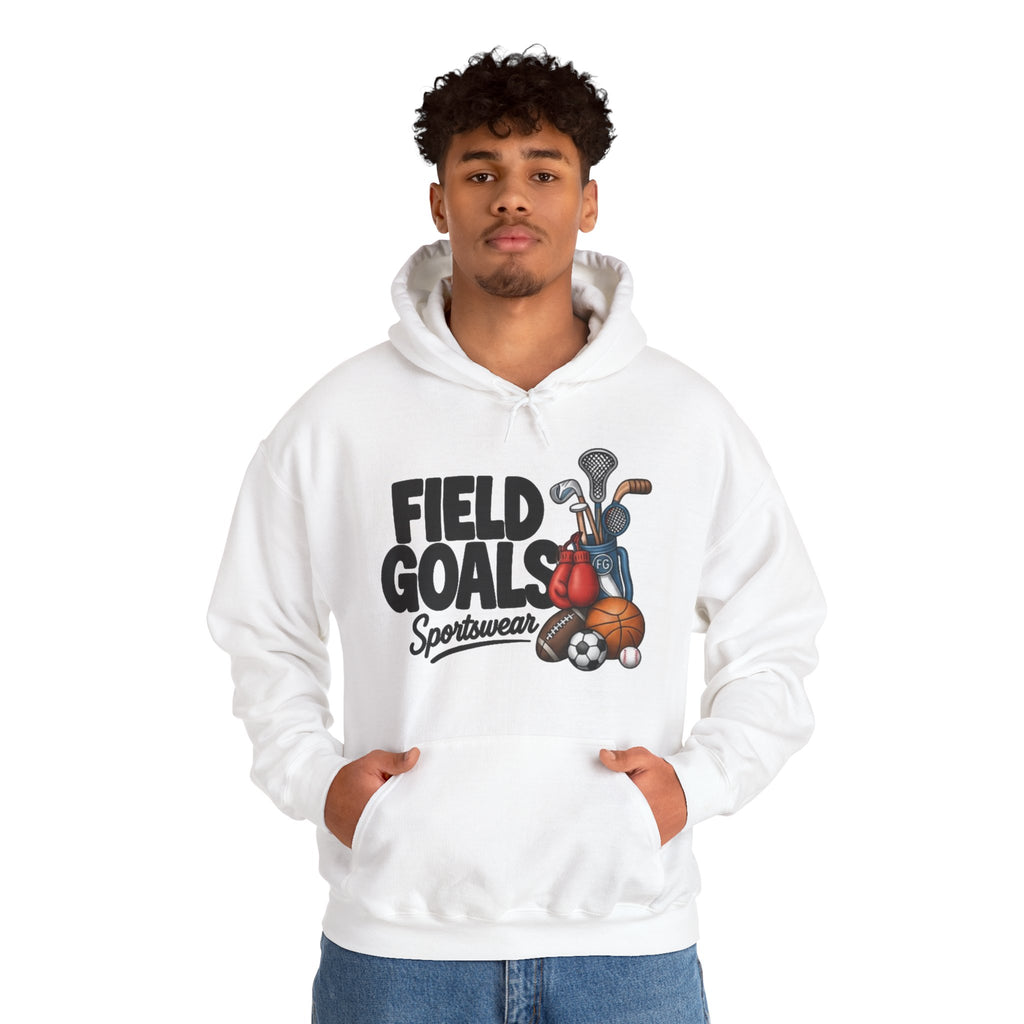 Field Goals Sportswear Hoodie — Multi-Sport Graphic Sweatshirt