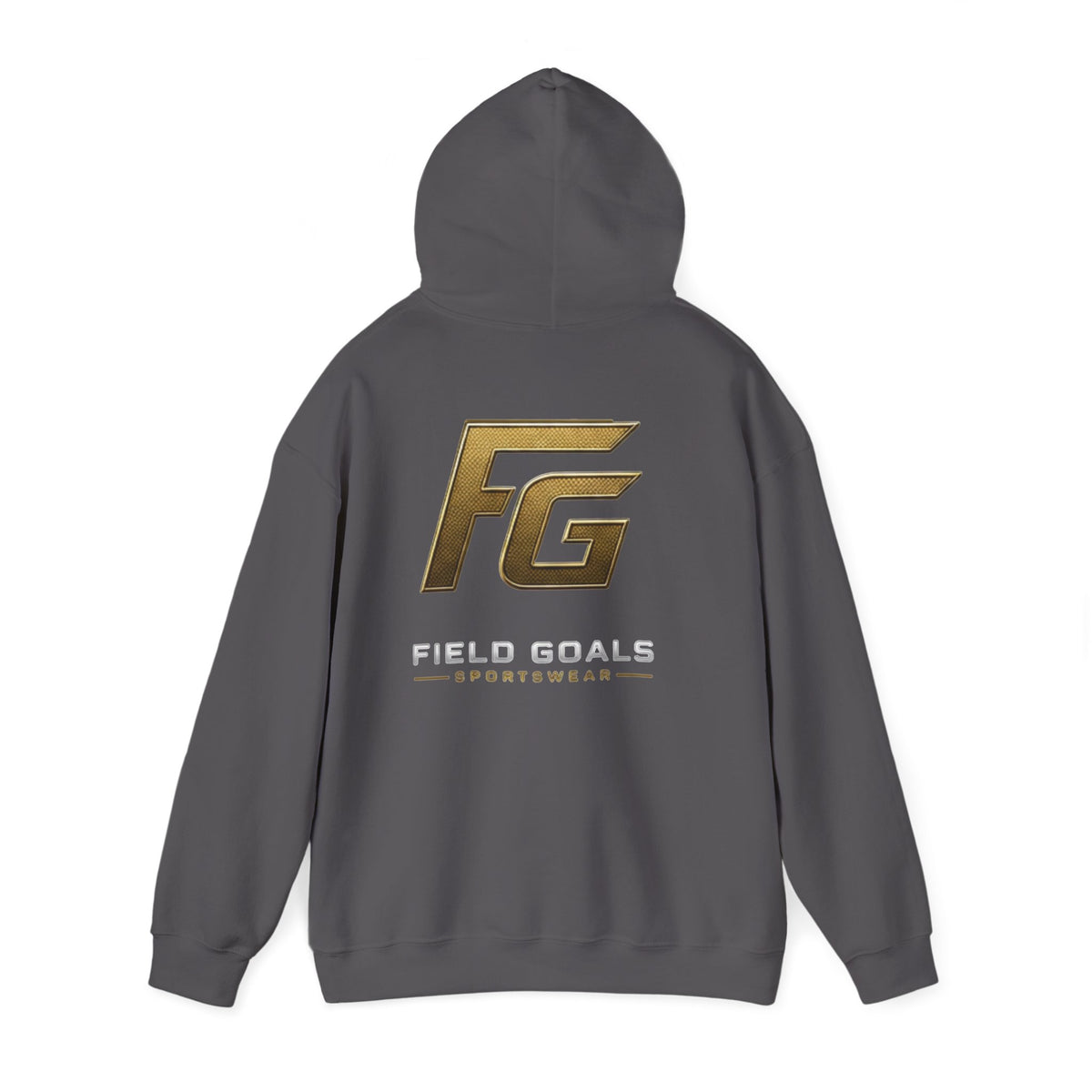 Field Goals Hoodie — Gold Logo Sportswear Pullover