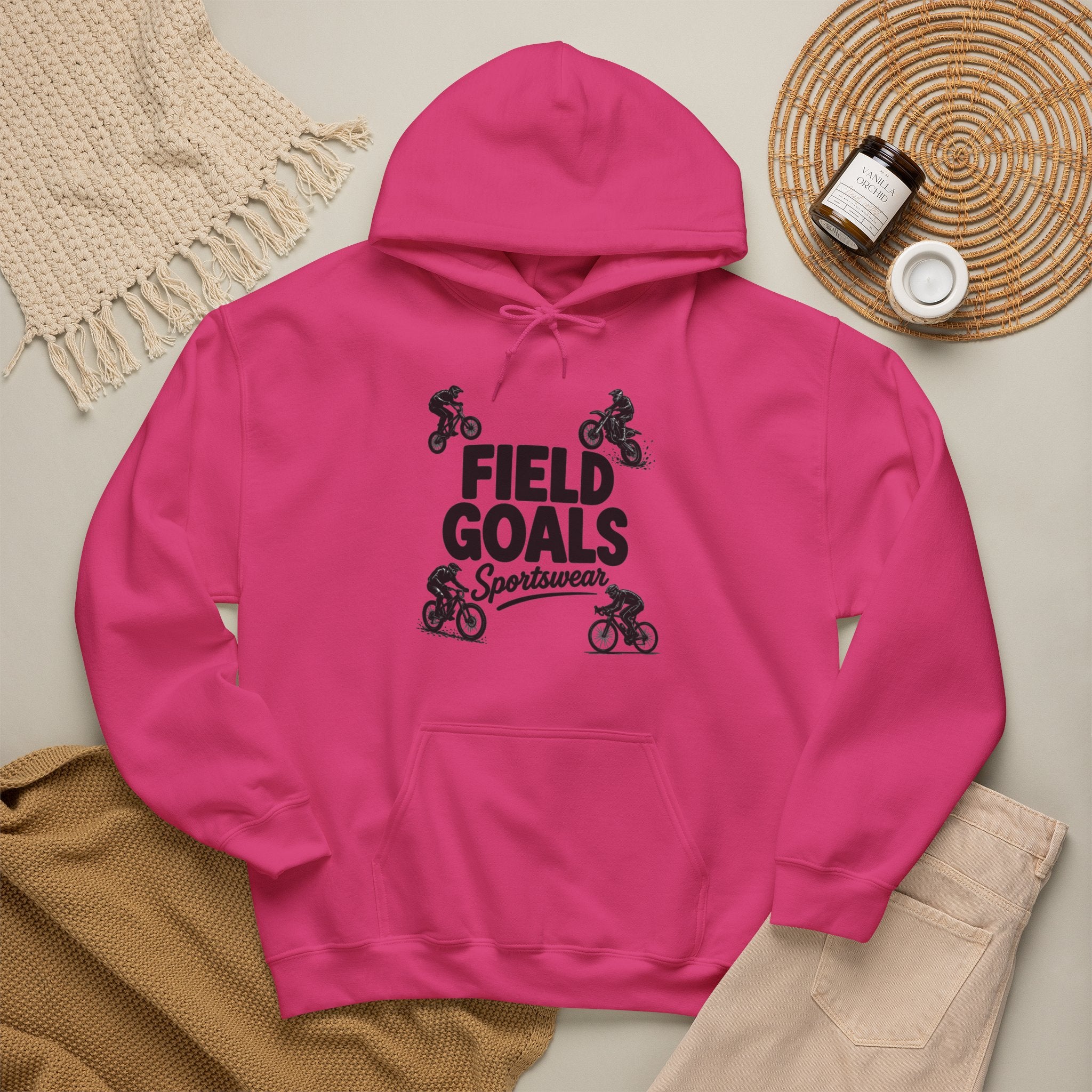 Field Goals Sportswear Hoodie – Bike Rider Sweatshirt