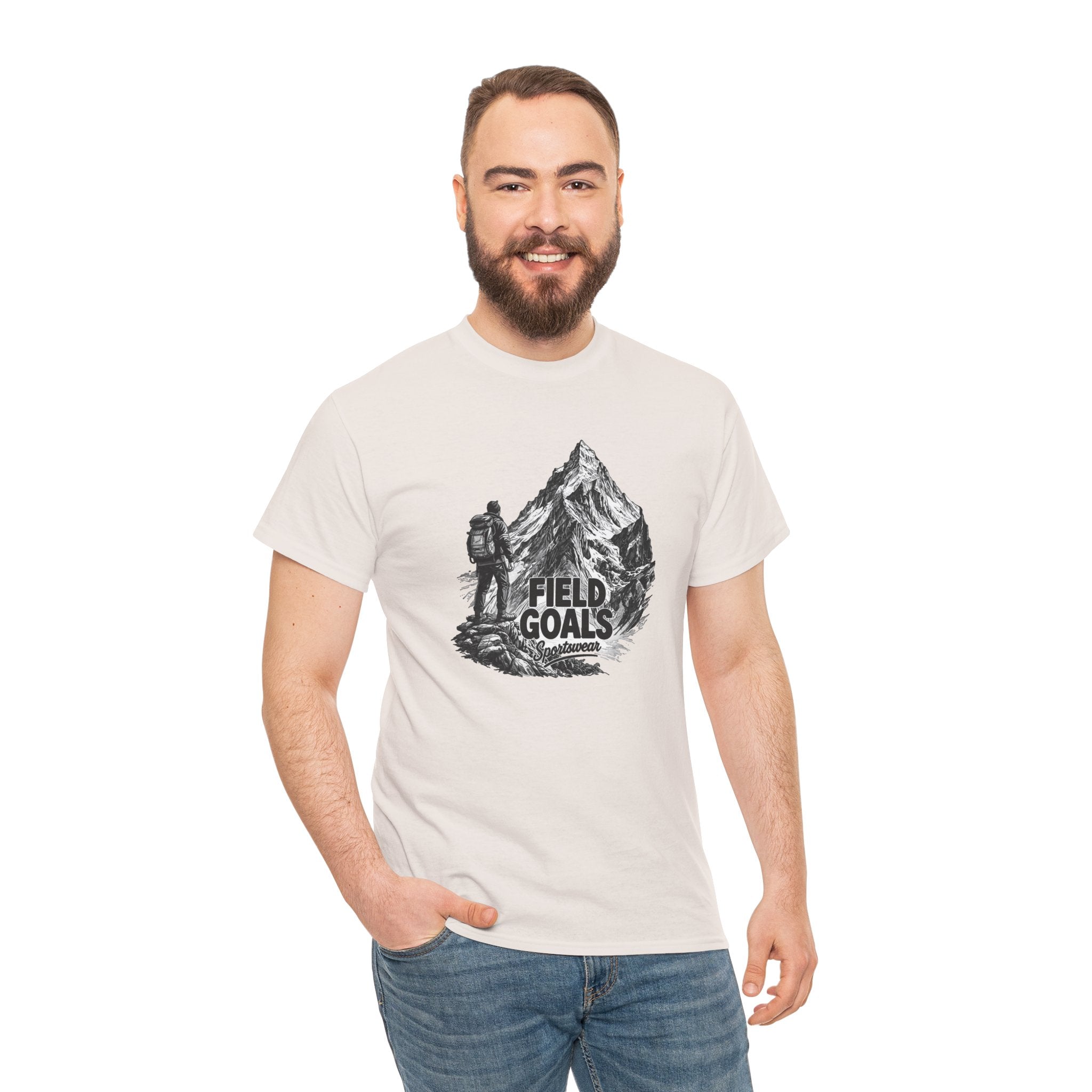 Field Goals Mountain Hiking Tee — Adventure Graphic T-Shirt